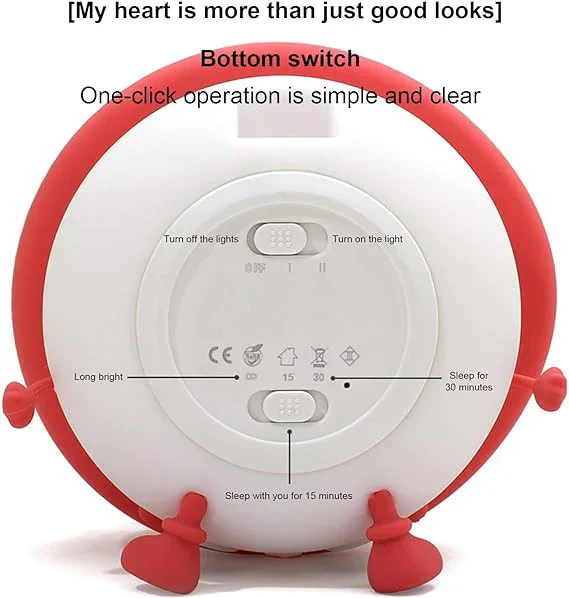 BerryBrite: Cute & Quirky Strawberry LED Nightlight with Touch Sensor, USB-C Charging & Adjustable Brightness Squishy Lamp - Image 7