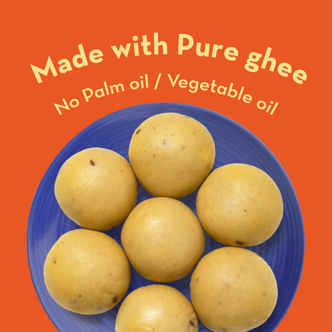 Besan Laddoo - 100% Pure Ghee | Classic Indian Mithai | DESi Sweets - 180g - Image 4