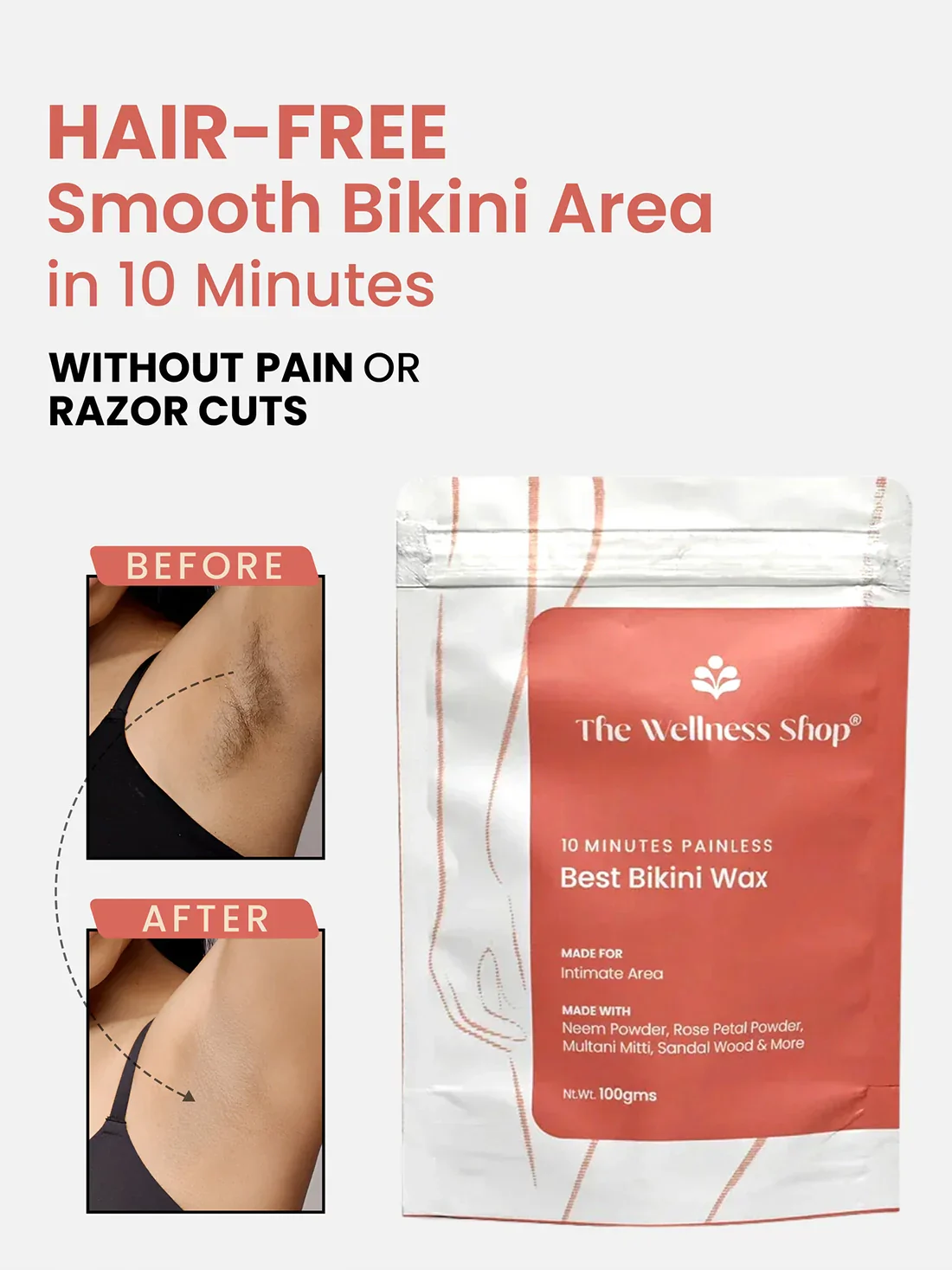 Best Bikini Wax - 10 Minutes Herbal Wax Powder - Image 2