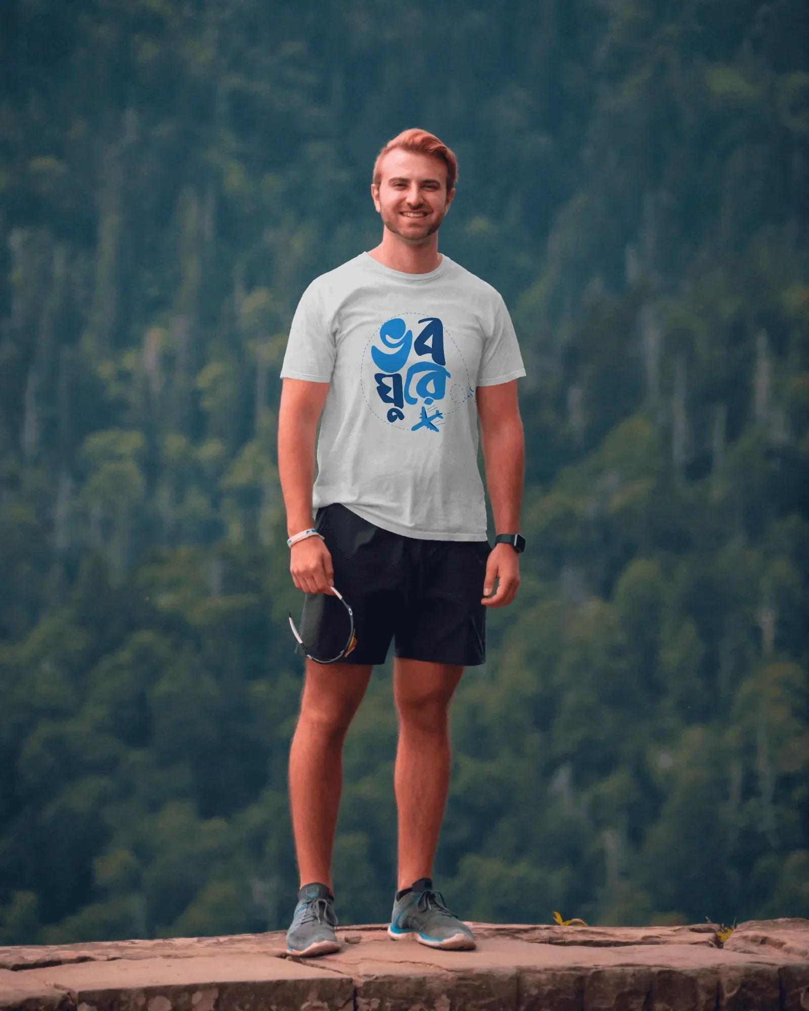 Bhobo Ghurey – Bengali Travel Vibes Graphic Tee - Image 5