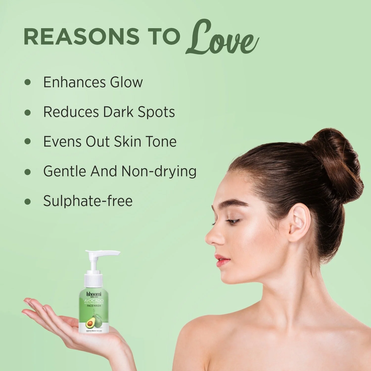 Bhoomi Herbal India Avocado with Niacinamide Face Wash- Pack of 1 - Image 4
