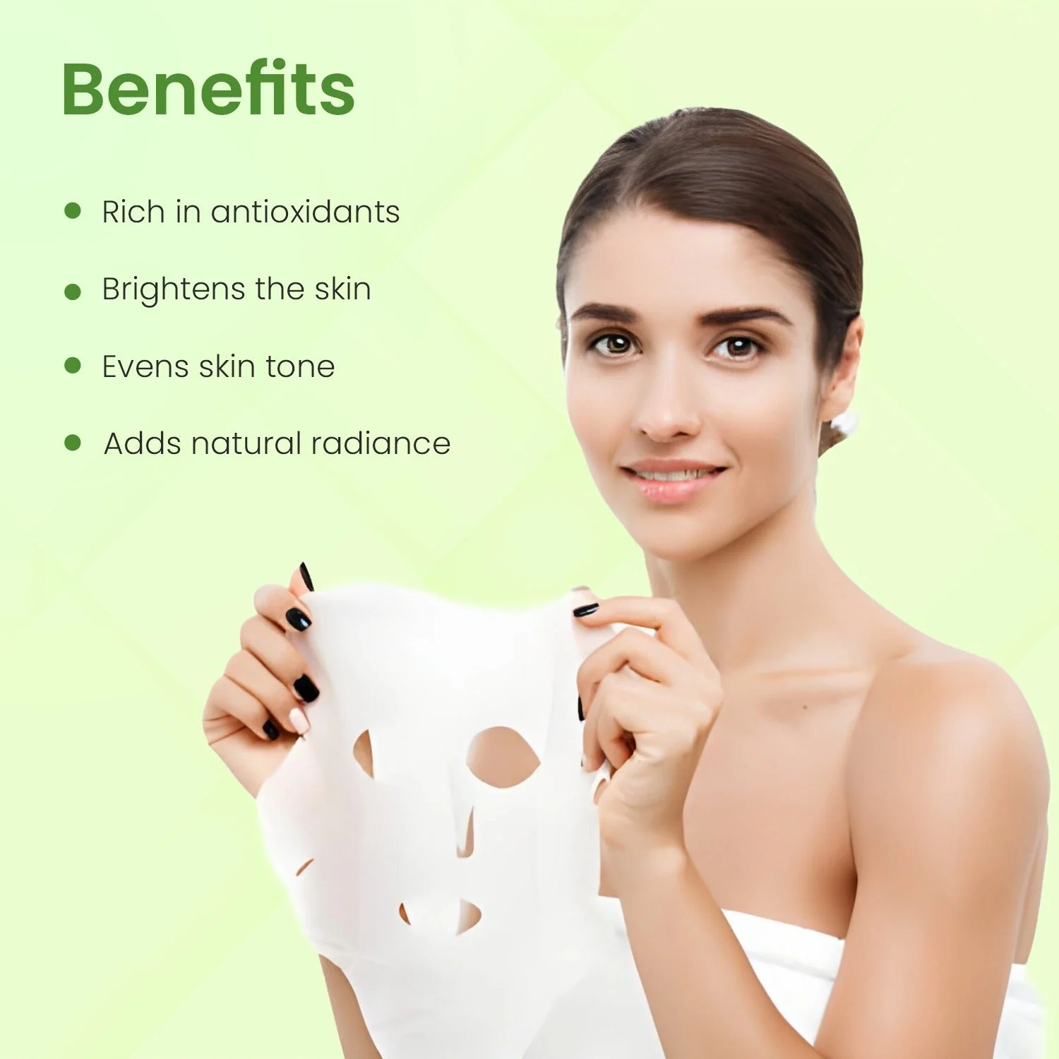 Bhoomi Herbal India Niacinamide Sheet Mask (20 ml)- Pack of 5 - Image 6