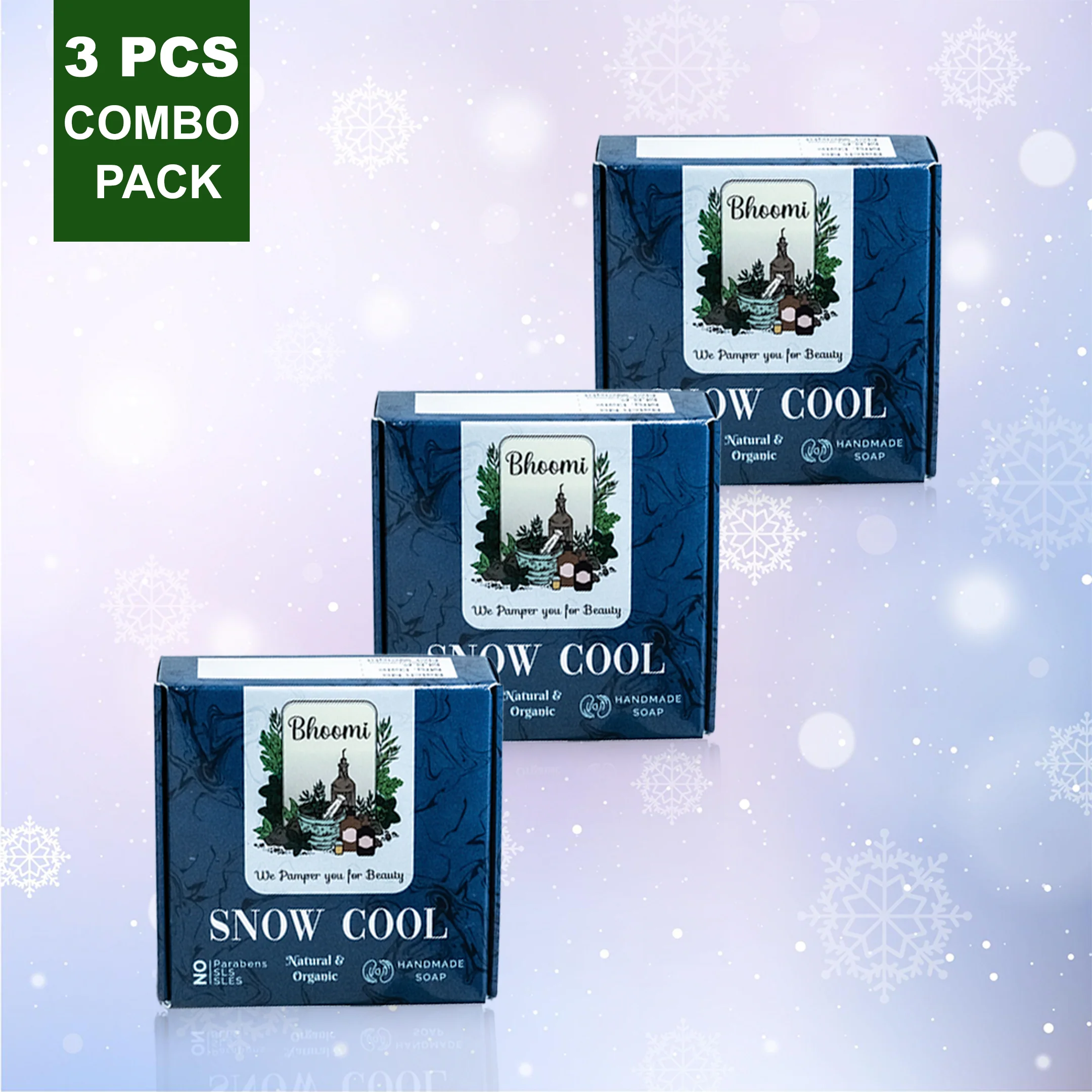 Bhoomi Herbal India Snow Cool Soap - Image 7