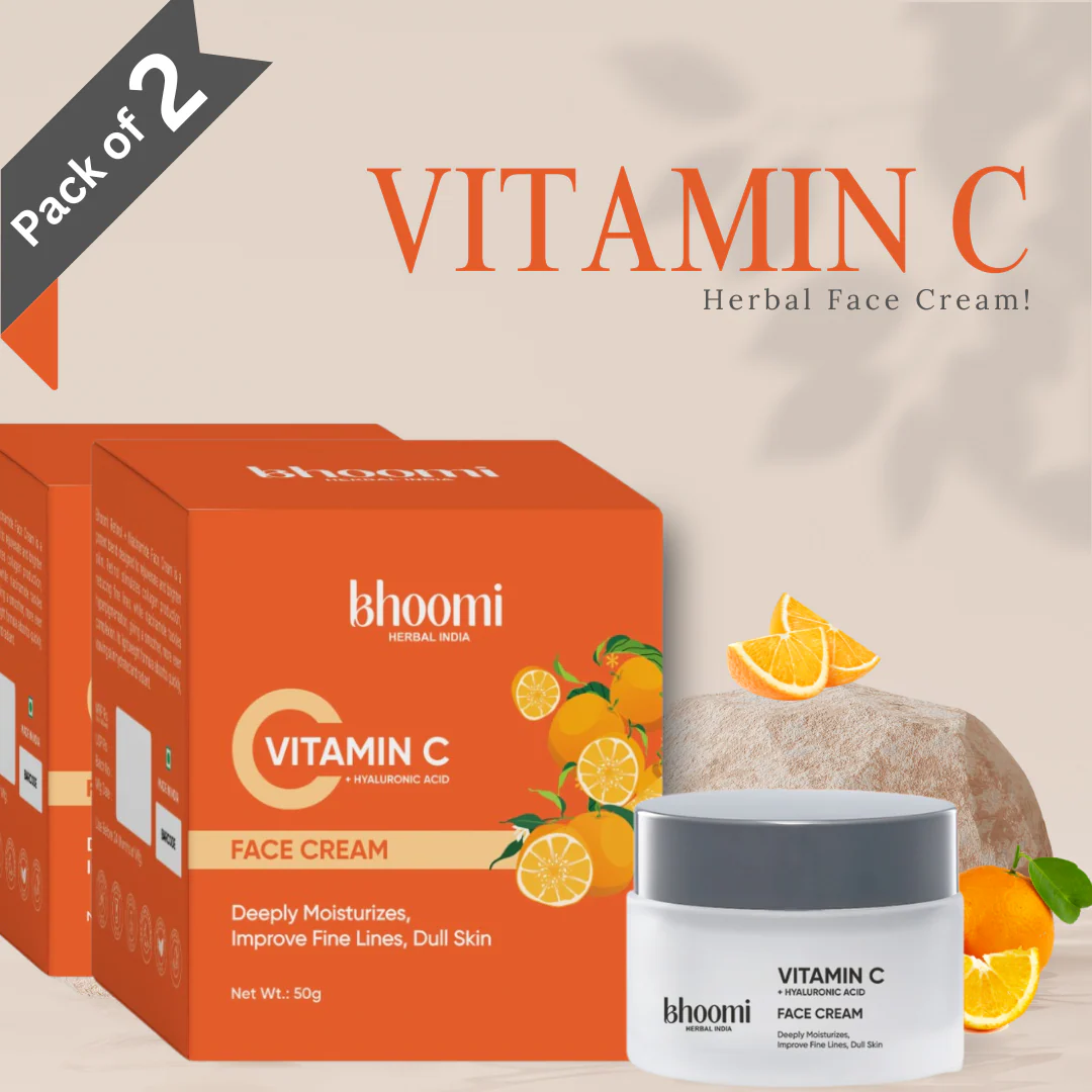 Bhoomi Herbal India Vitamin C + Hyaluronic Acid Face Cream (50gm) - Image 13