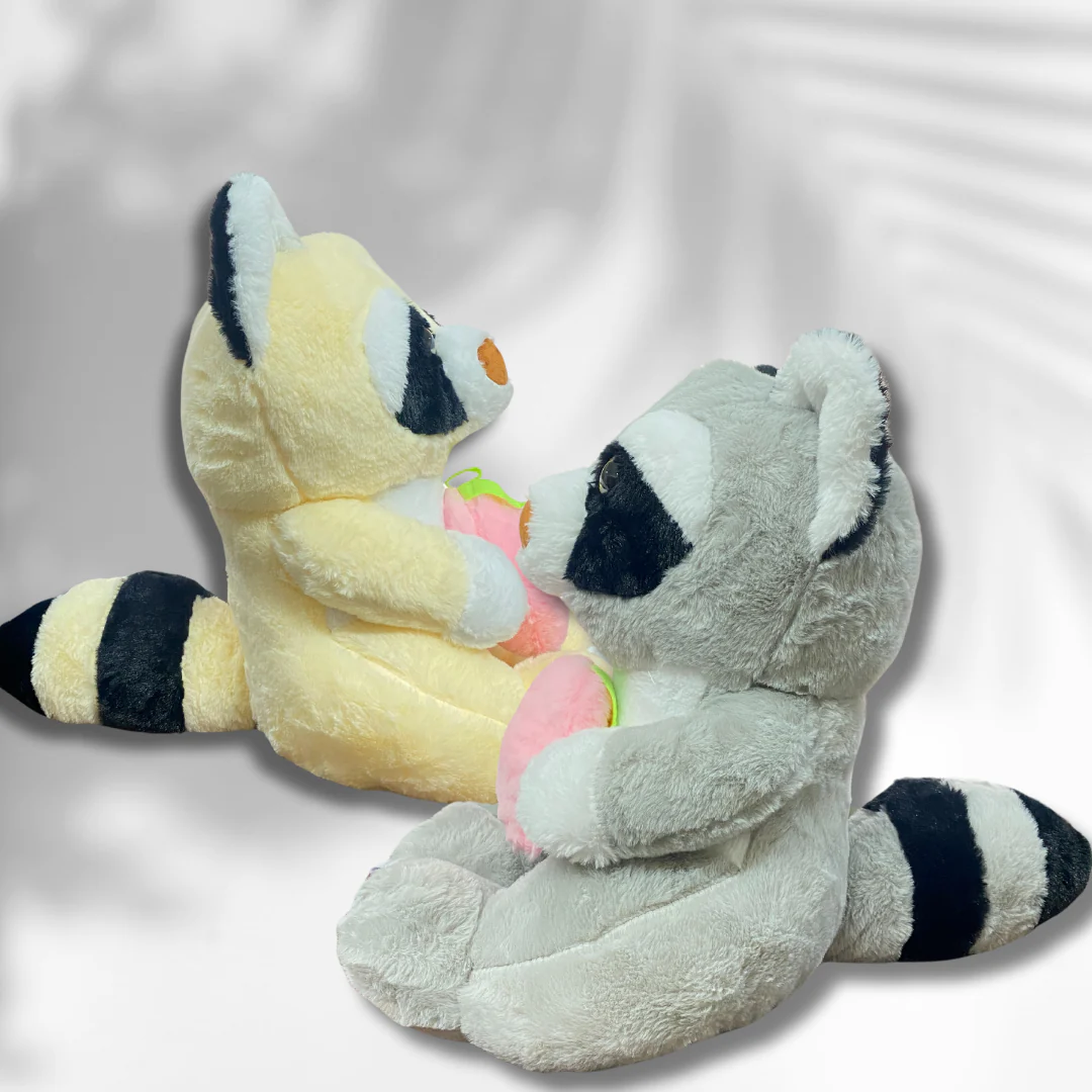 Big Cute and Cuddly Raccoon teddy bear soft toy - Image 10