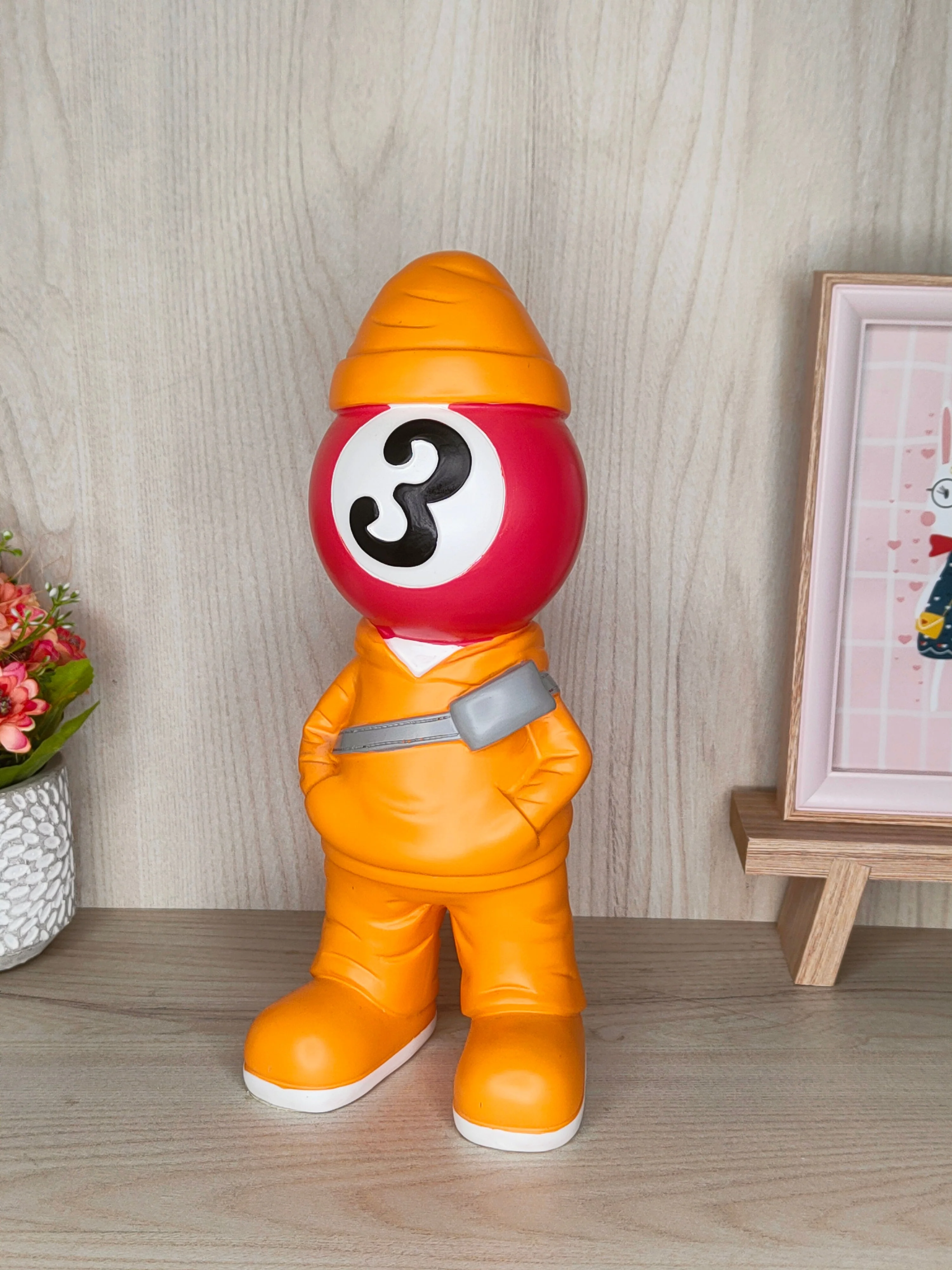 Billiard Fashion Boy Statue Decoration Ornament Number 3 - Image 3