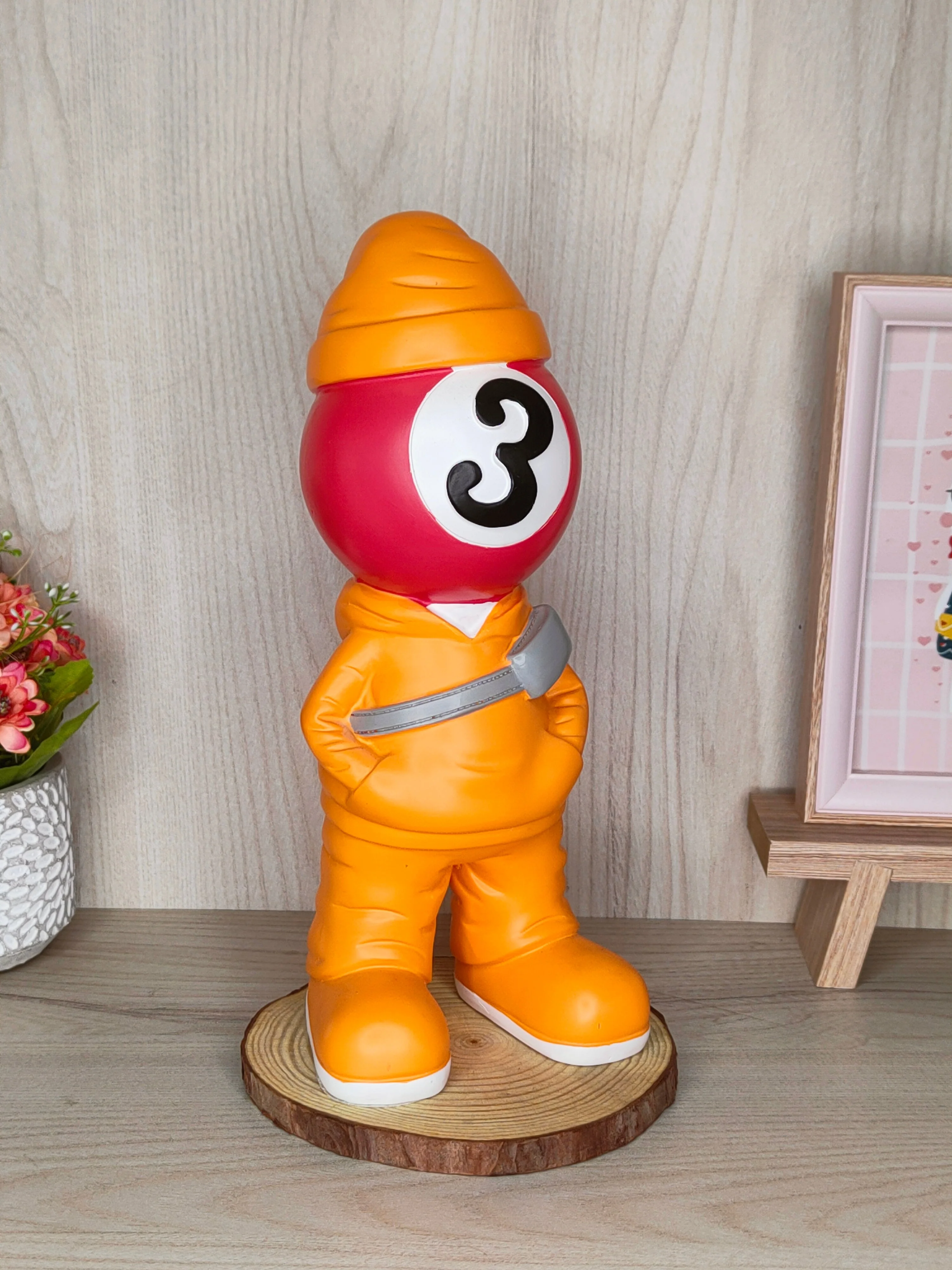 Billiard Fashion Boy Statue Decoration Ornament Number 3 - Image 4