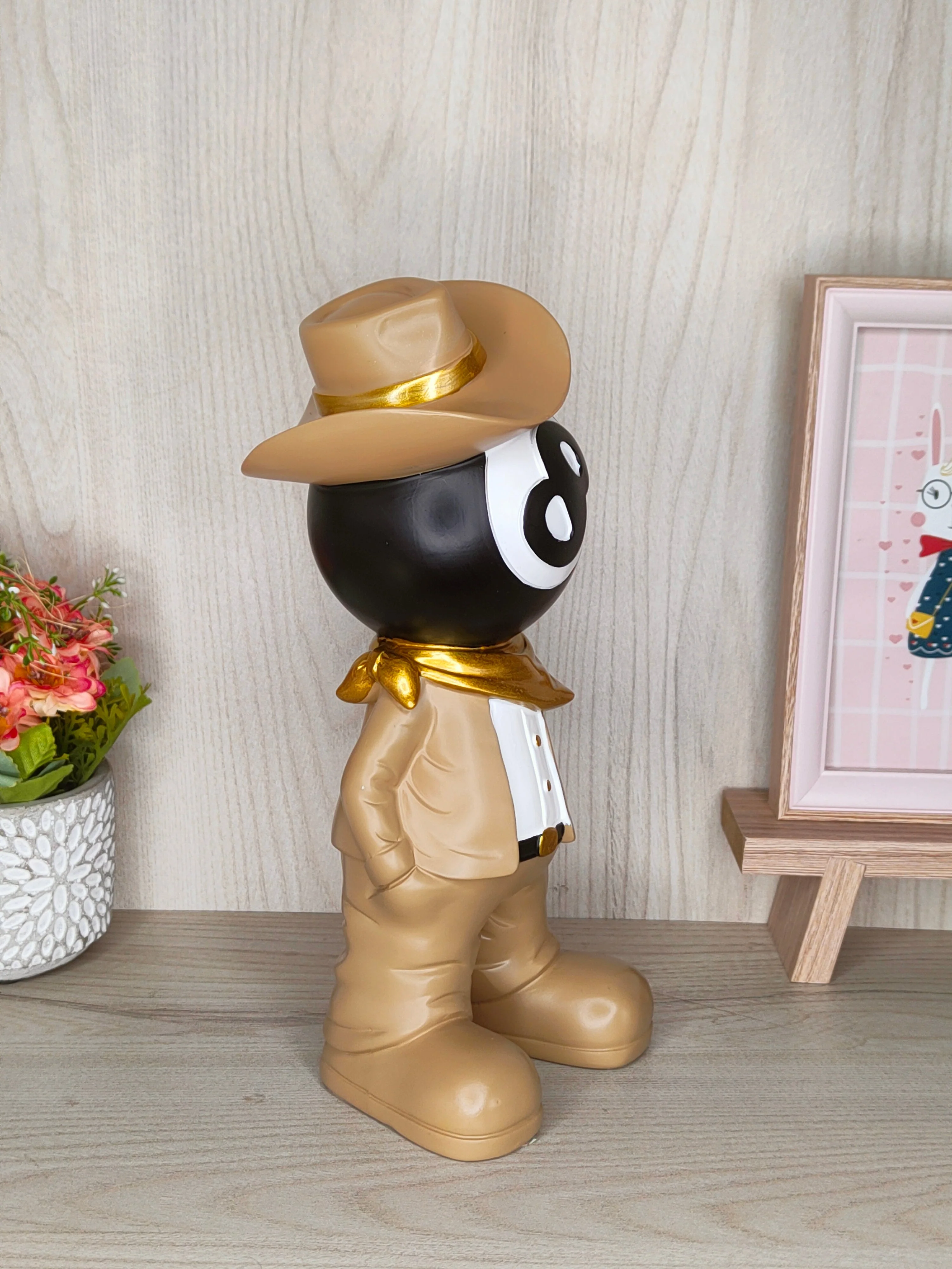 Billiard Fashion Boy Statue Decoration Ornament Number 8 - Image 2