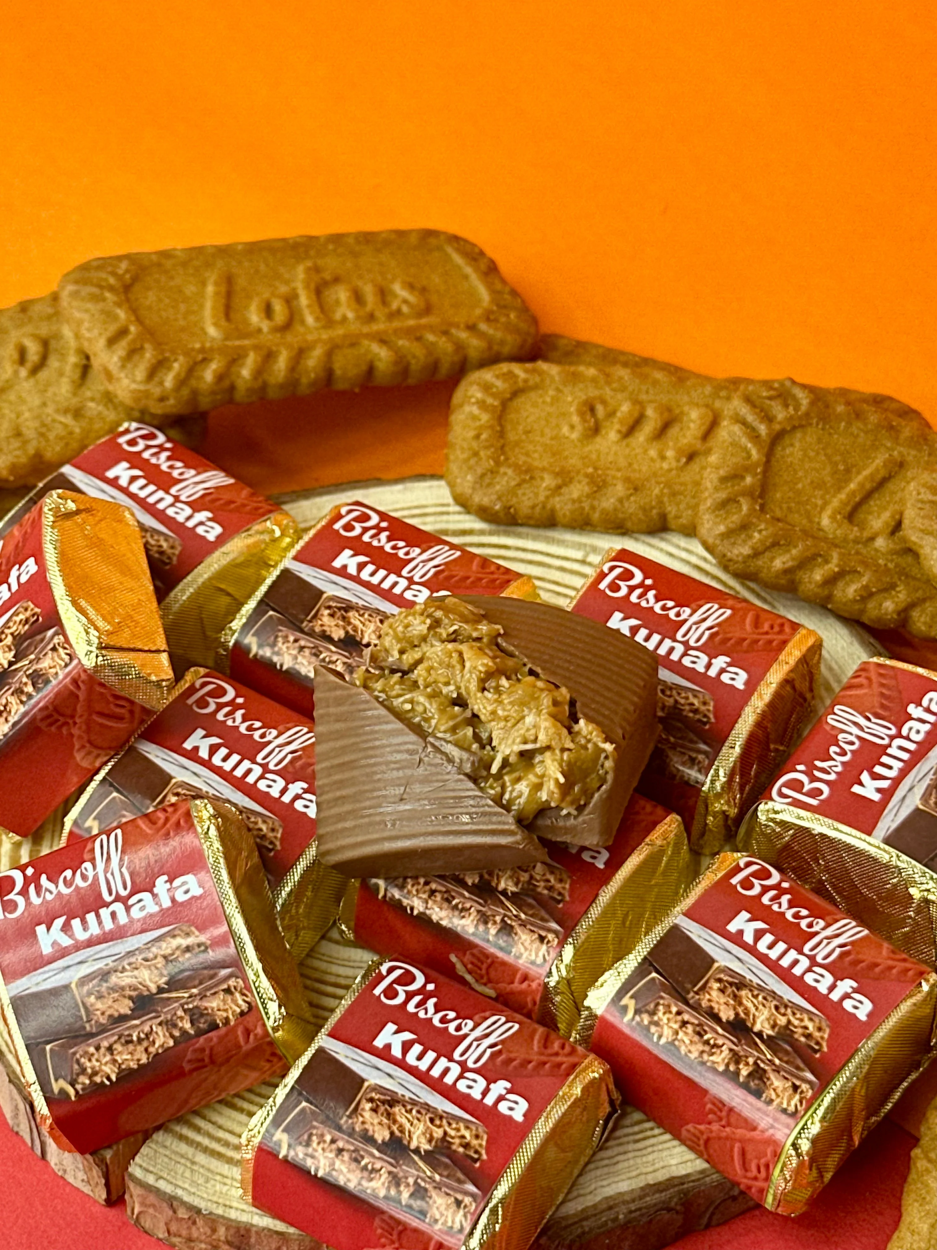 Biscoff Kunafa Chocolate Bite (8 pcs) - Image 3