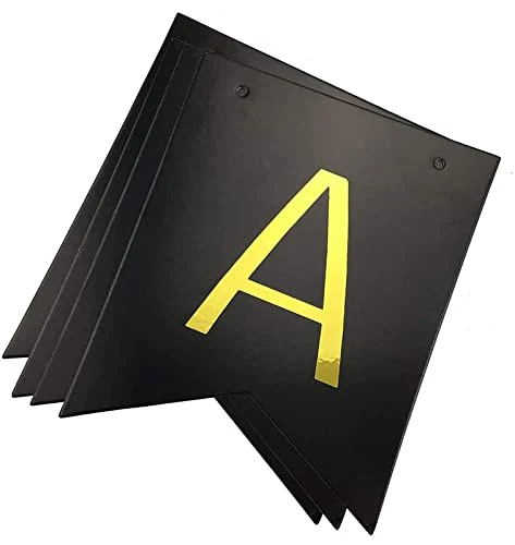 Black And Gold Happy Birthday Banner (3 Meters) - Image 8