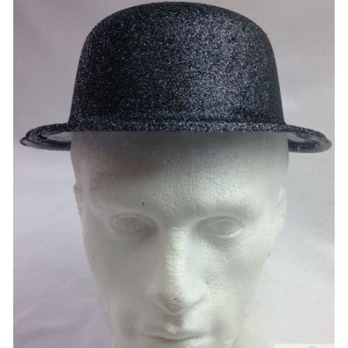 Black Color Glitter Hat (Pack of 1) - Image 3