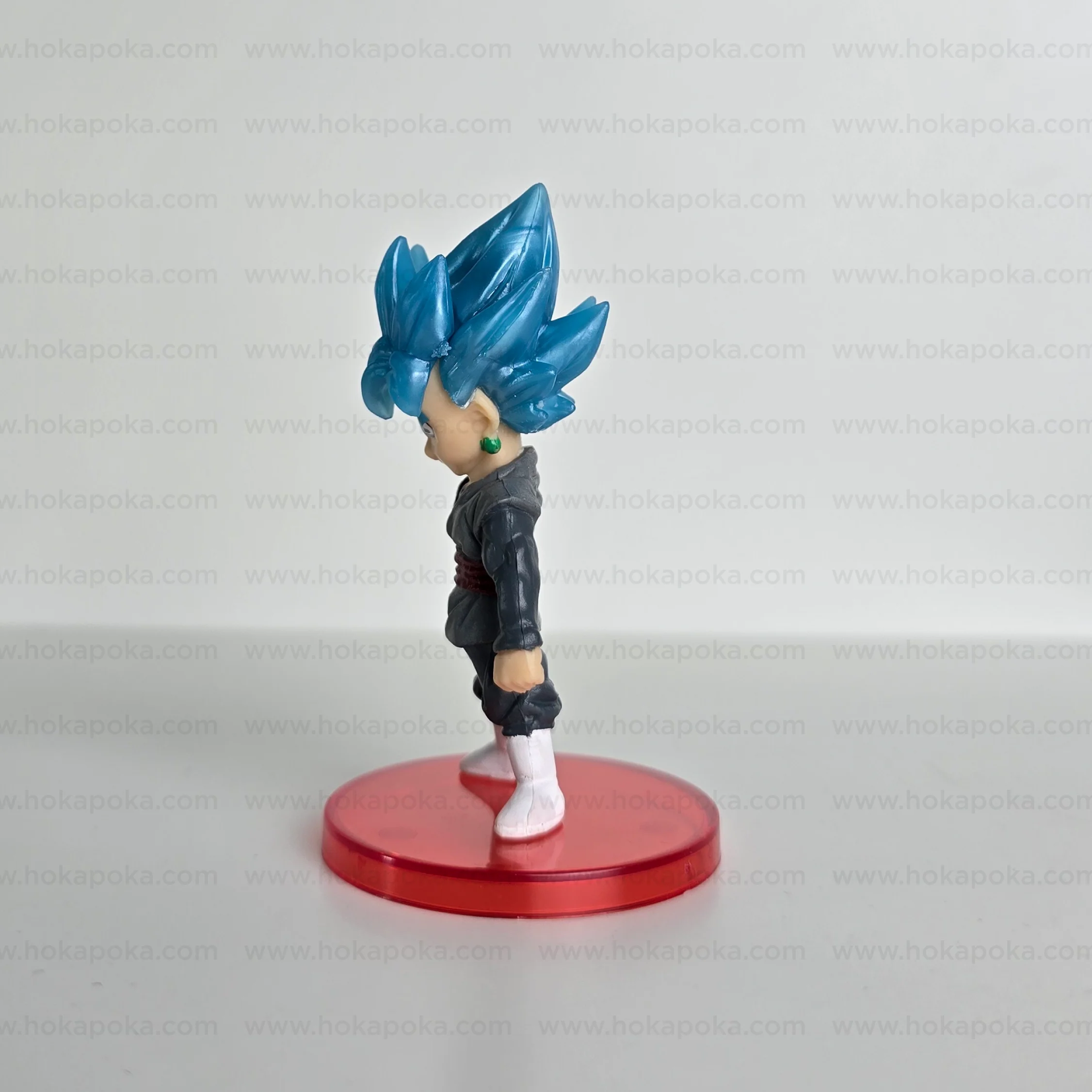 Black Goku Super Blue Mini Figure – Dragon Ball Z PVC Collectible (7cm) - Image 2