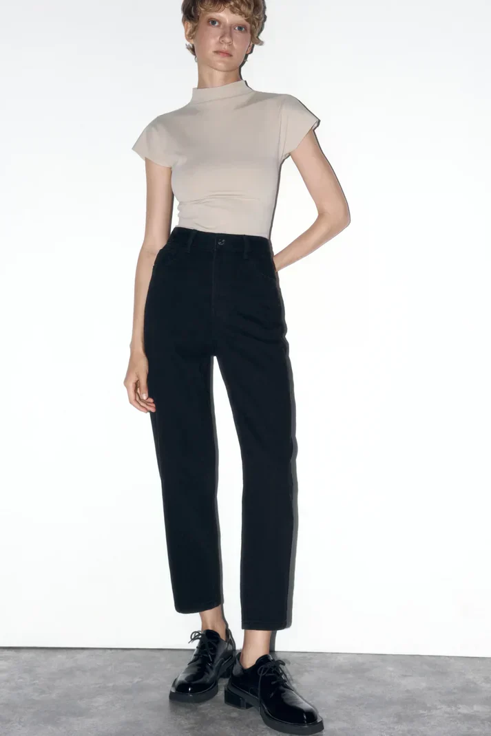 Black mom fit jeans - Image 2
