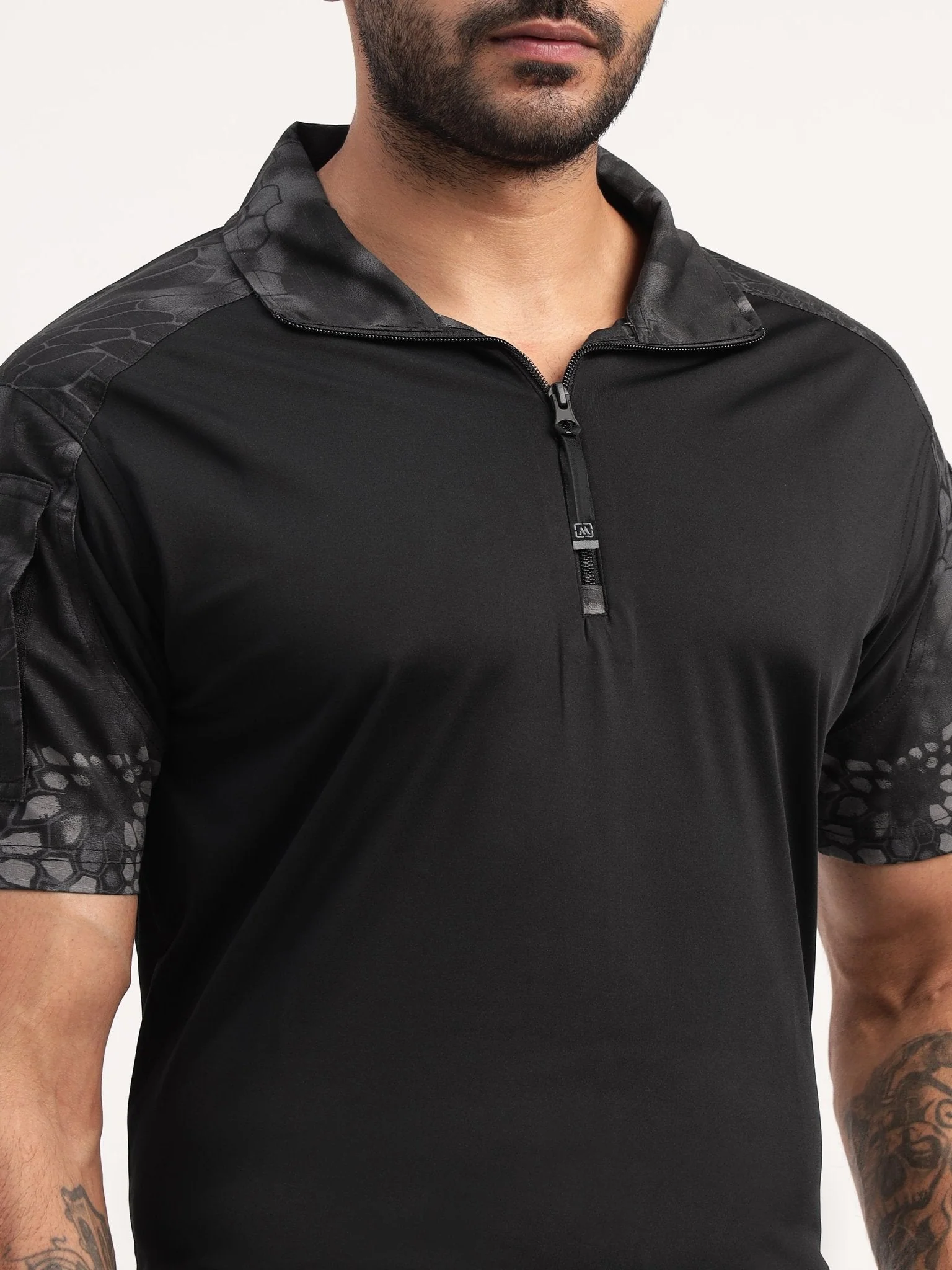 Black Python Short Sleeves Tactical T-shirt - Image 3