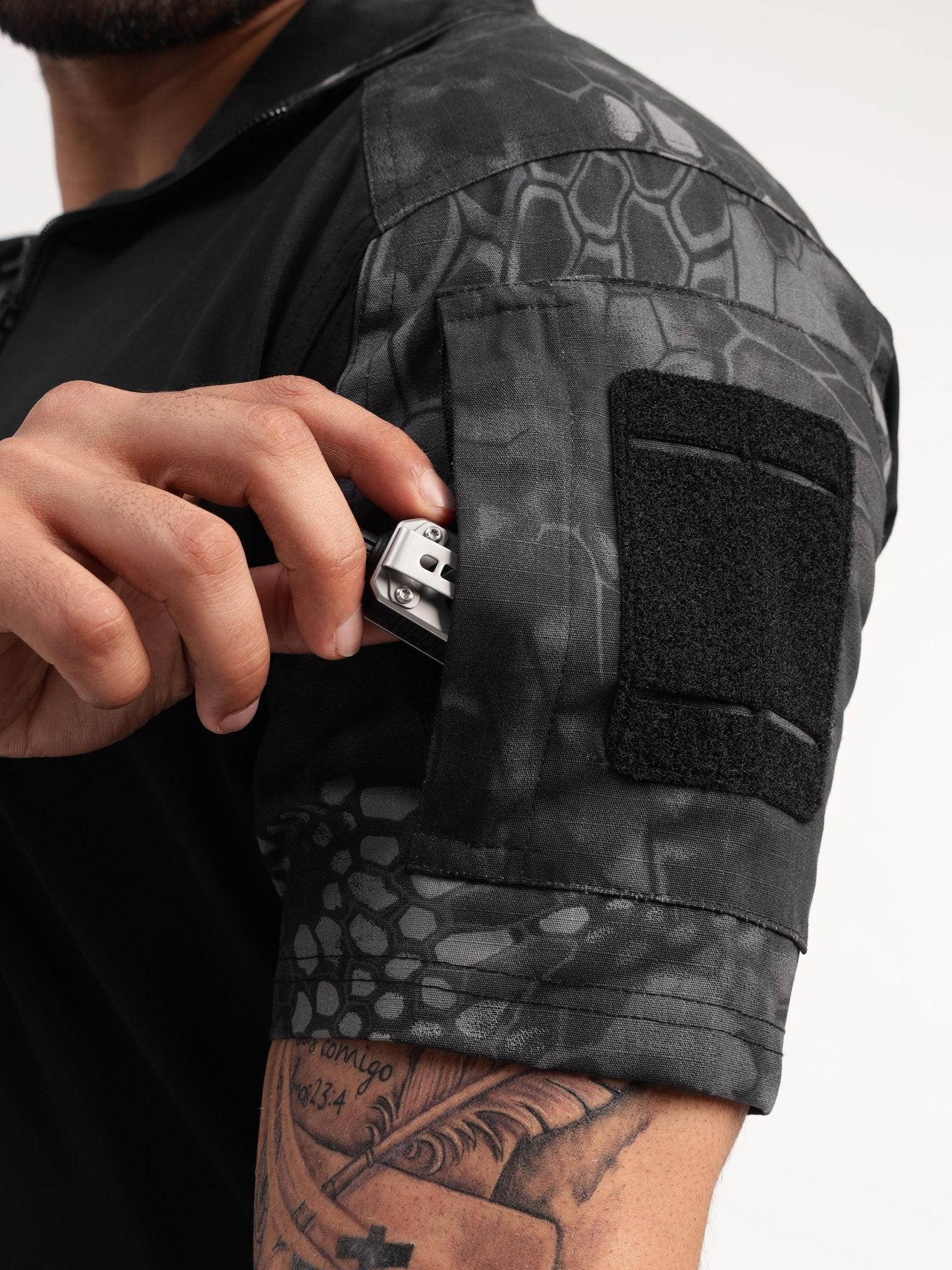 Black Python Short Sleeves Tactical T-shirt - Image 5