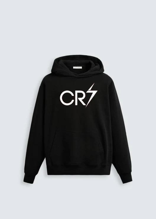Black Ronaldo Hoodie - Image 2