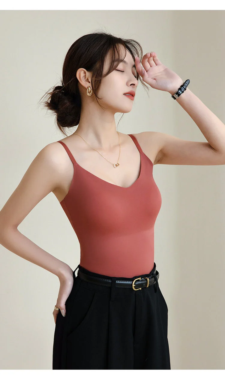 Blair Built-In Bra Spaghtetti Top - Image 4