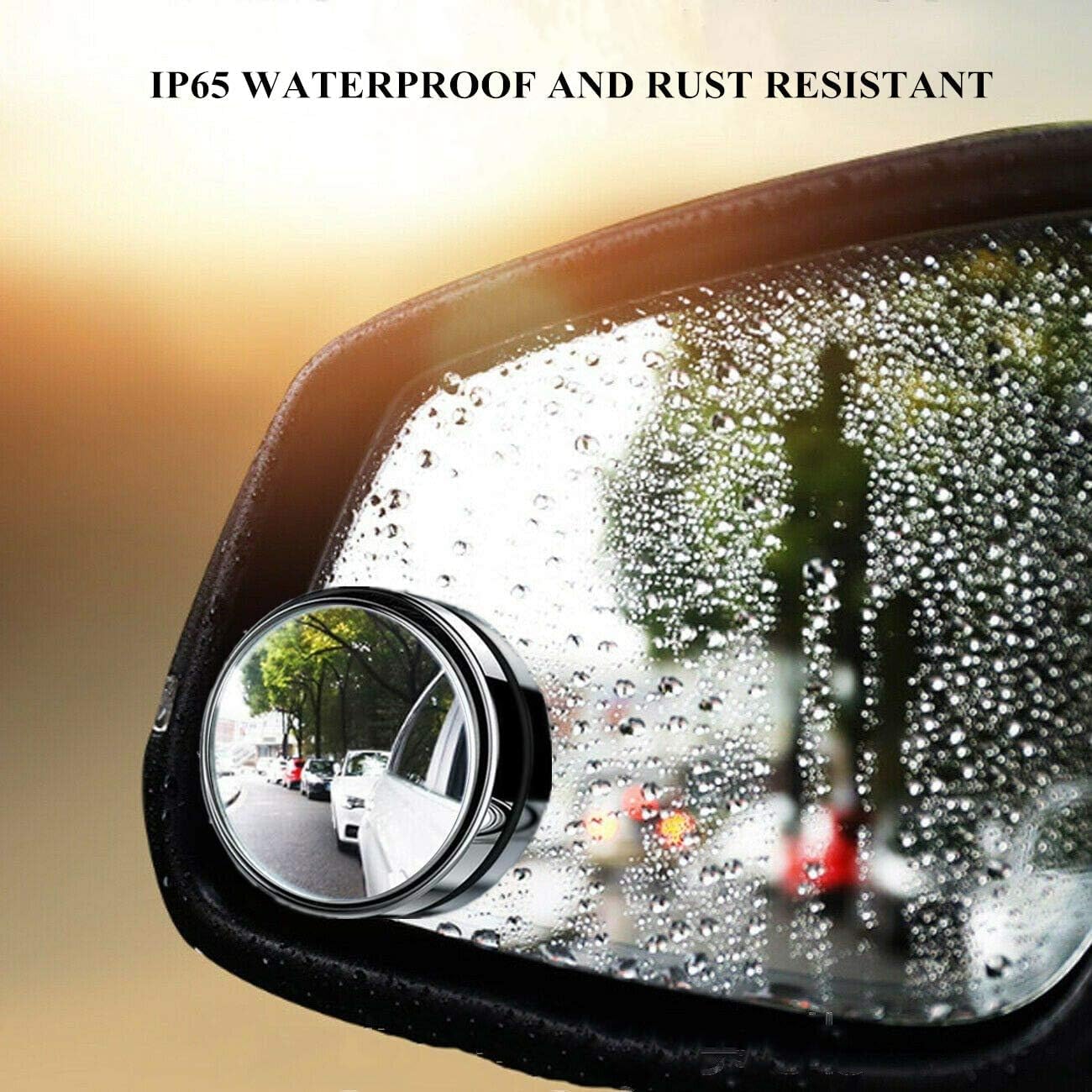 BlindSpot: 360° Wide-Angle Convex Blind Spot Mirrors, HD Glass Stick-On Side Rear View Mirrors for Cars, SUVs & Trucks (Pack of 2) - Image 3