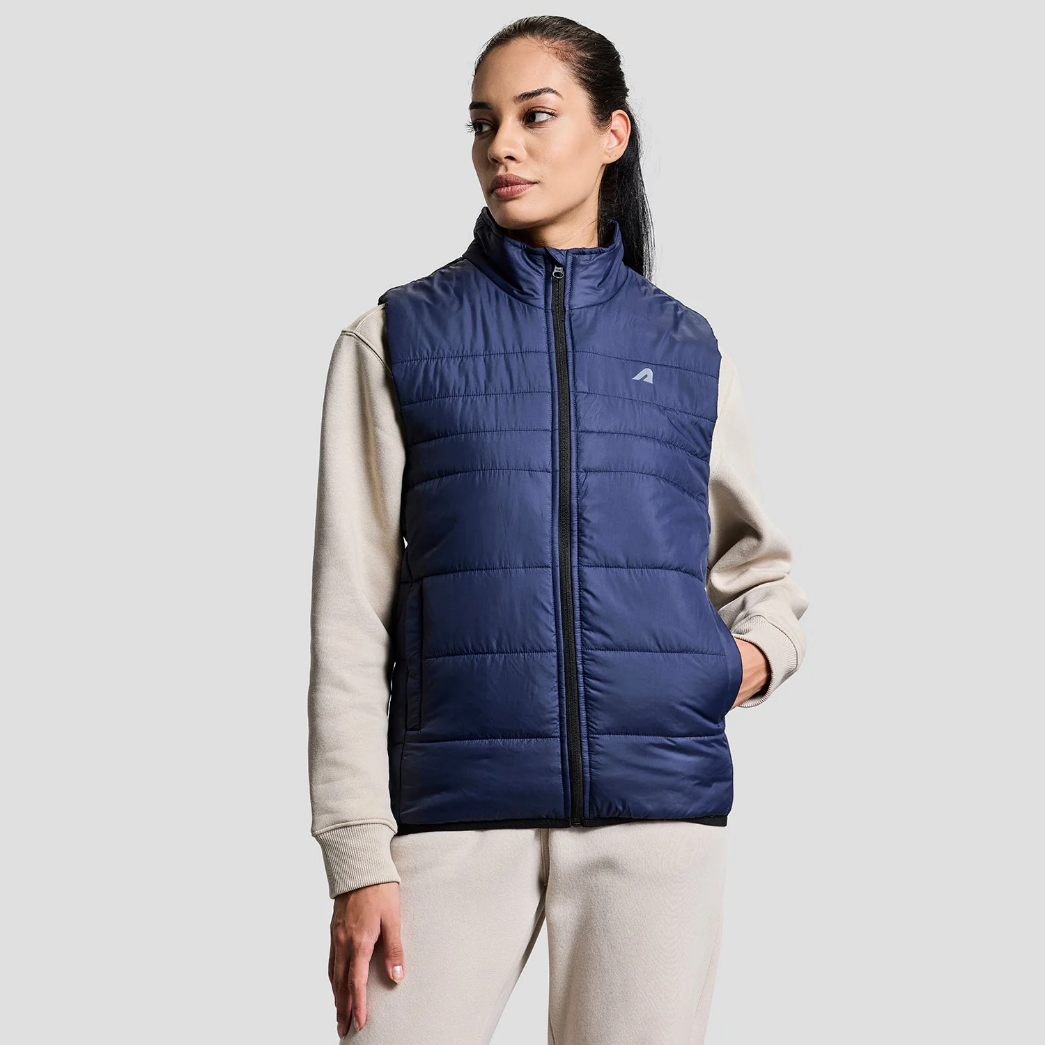 Blizzard Womens Sleeveless Jacket - Navy Blue - Image 14