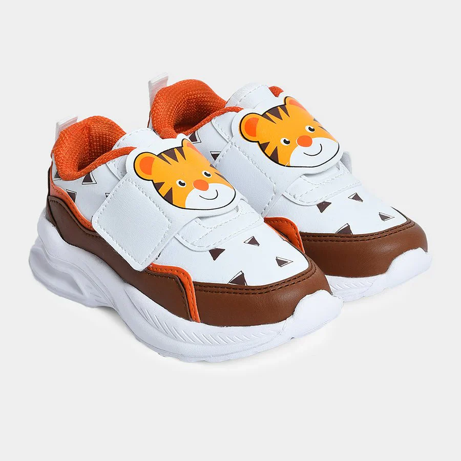 Bloom Leo Pattern Pu Leather Shoes