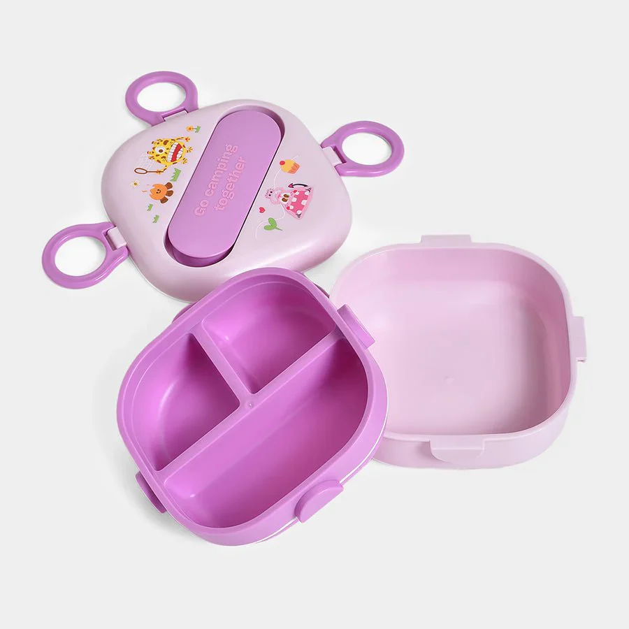 Bloom Munchkin Double Layer Lunch Box For Baby Purple - Image 2
