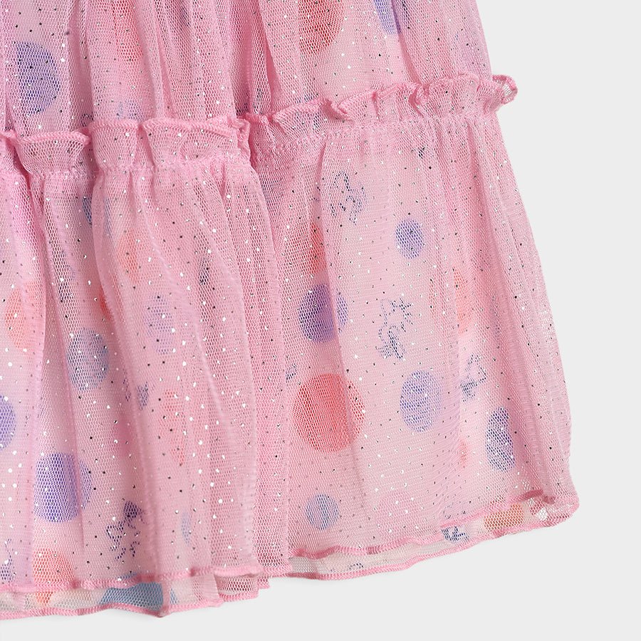Bloom Pink Top & Skirt Co-Ord Set - Baby Girl Skirt Top Set - Image 11