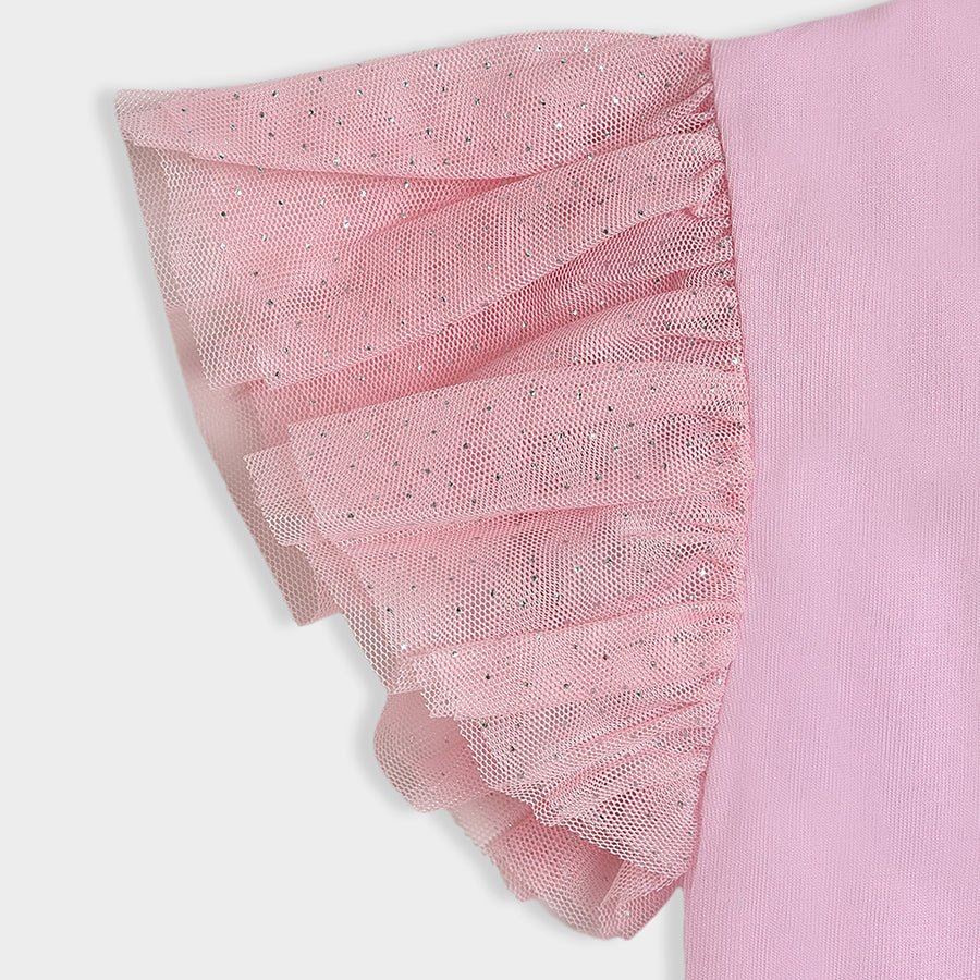 Bloom Pink Top & Skirt Co-Ord Set - Baby Girl Skirt Top Set - Image 7