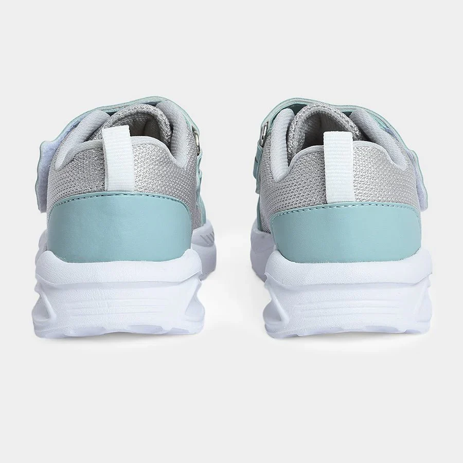 Bloom Pistachio Mesh & Pu Leather Shoes - Image 4