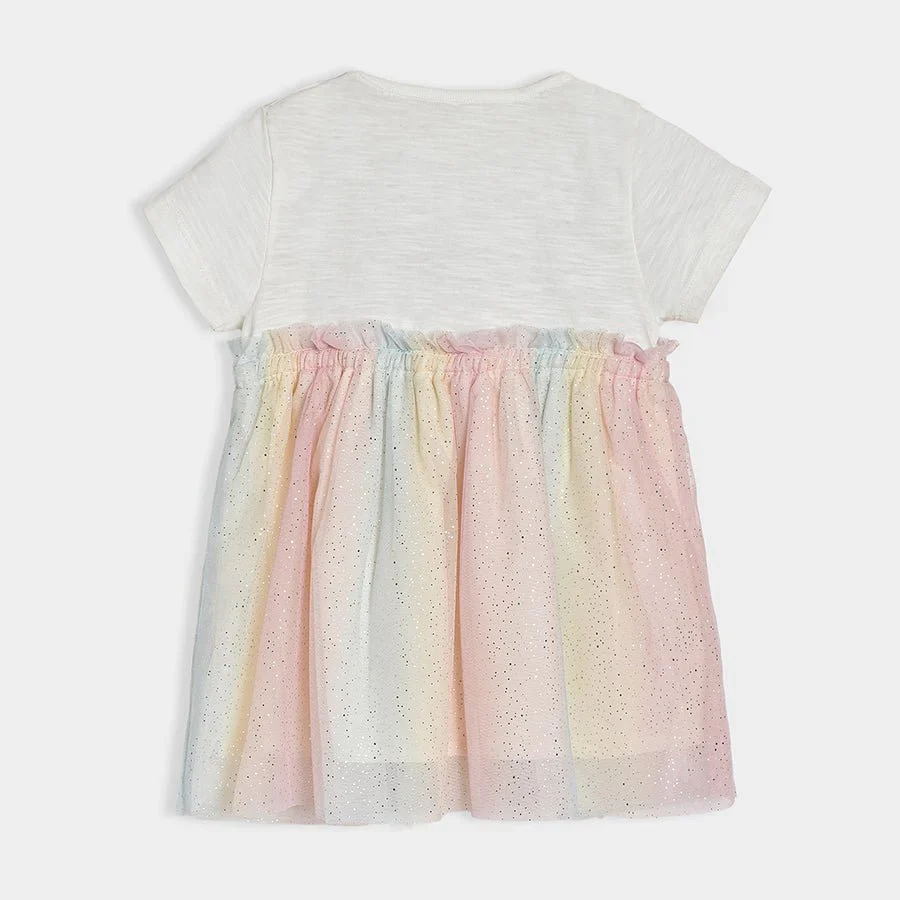 Bloom Shimmer Tutu Frock For Baby Girls - Image 3