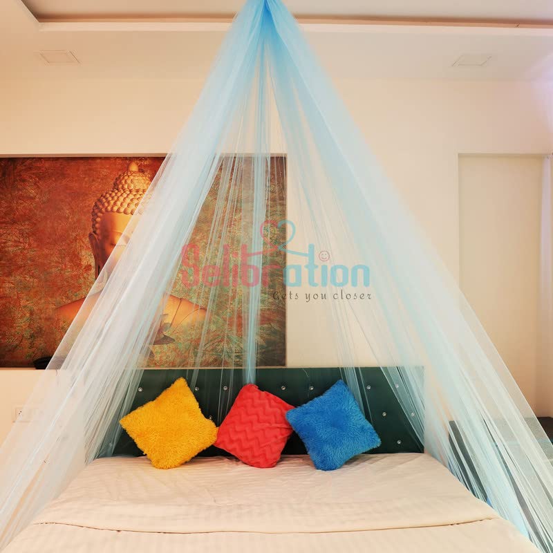Blue Decoration Net Cabana Tent  (With 5M Led Light) - Image 2