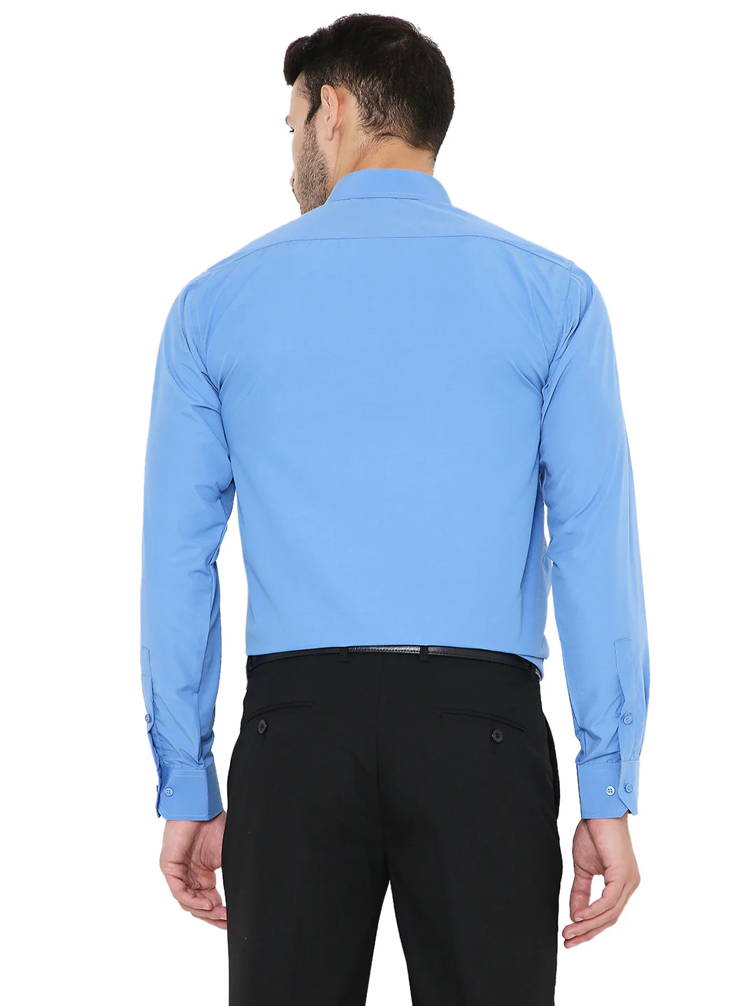Blue Solid | Slim Fit | Formal Shirt - Image 2