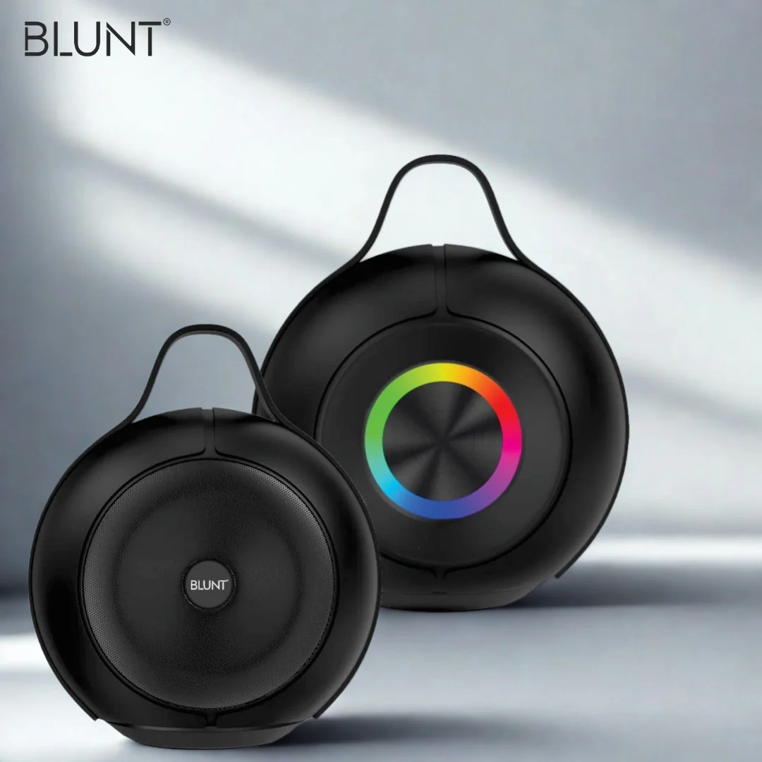 BLUNT SOUNDWAVE B5 – 15W RGB Bluetooth Speaker with 12H Playtime, TWS, FM & More - Image 2