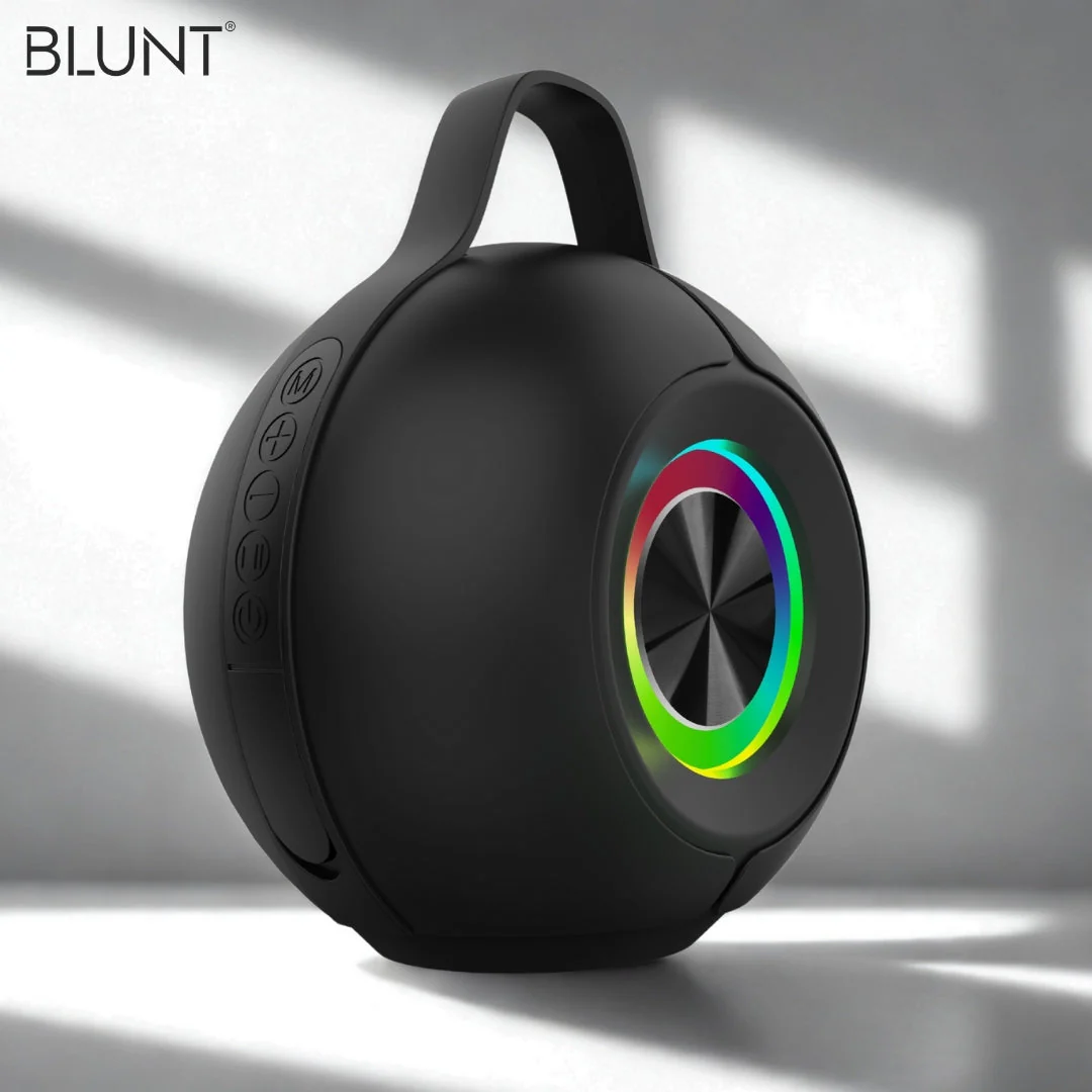 BLUNT SOUNDWAVE B5 – 15W RGB Bluetooth Speaker with 12H Playtime, TWS, FM & More - Image 2