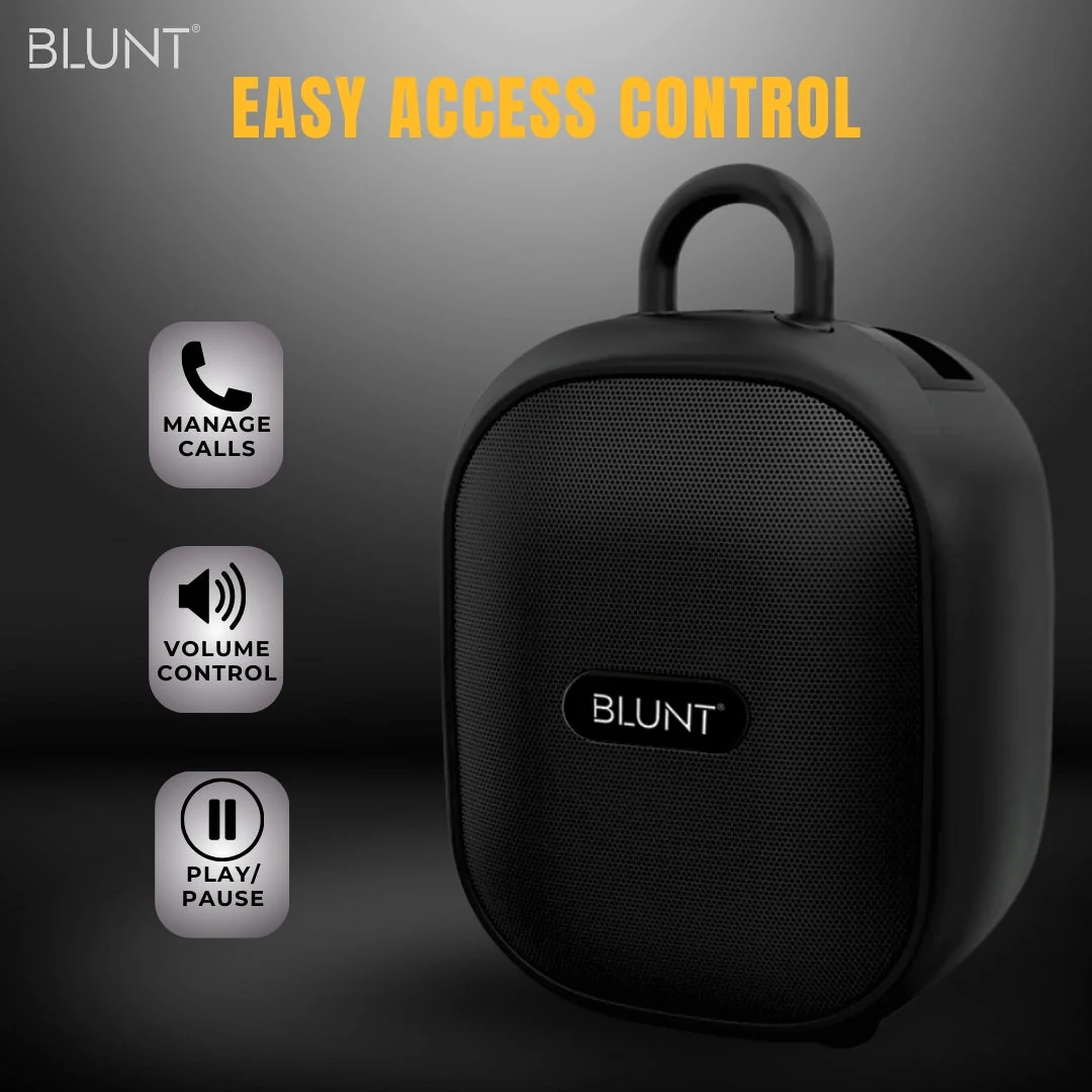 BLUNT SOUNDWAVE M3 - 15W Portable Bluetooth Speaker with TWS, FM, SD Card & Volume Control - Image 10