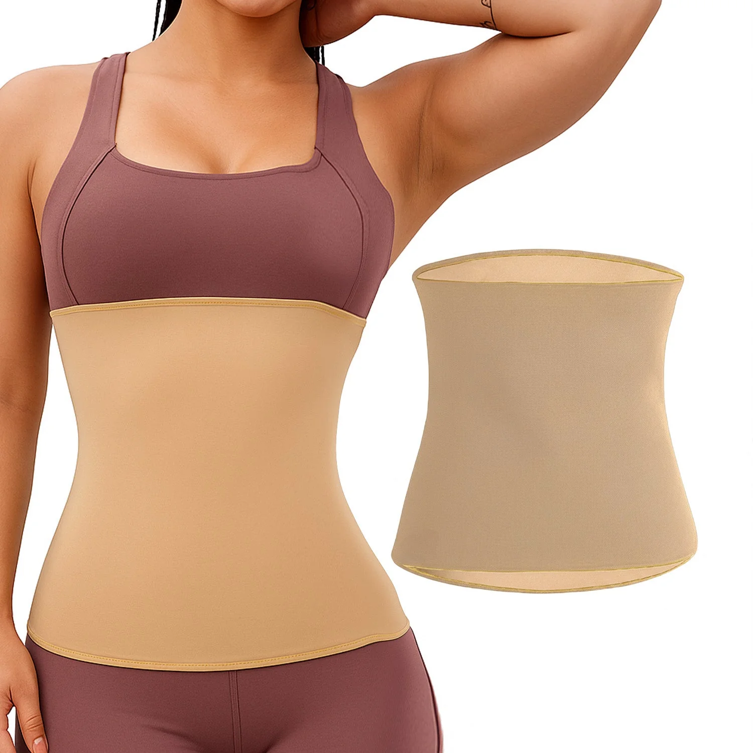 Body Shaper for Women - Beige - Image 15