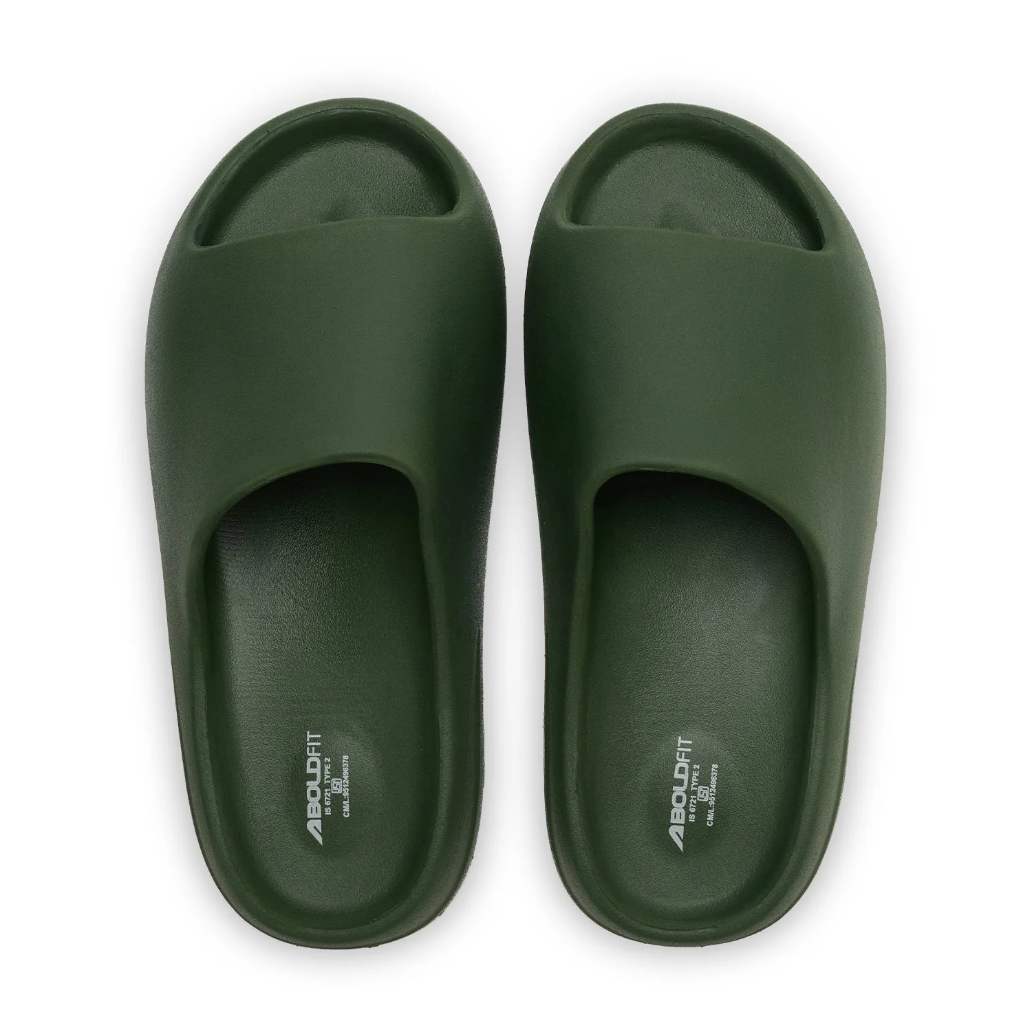 Boldfit Footwear Men Slidrx Eva Olive - Image 2