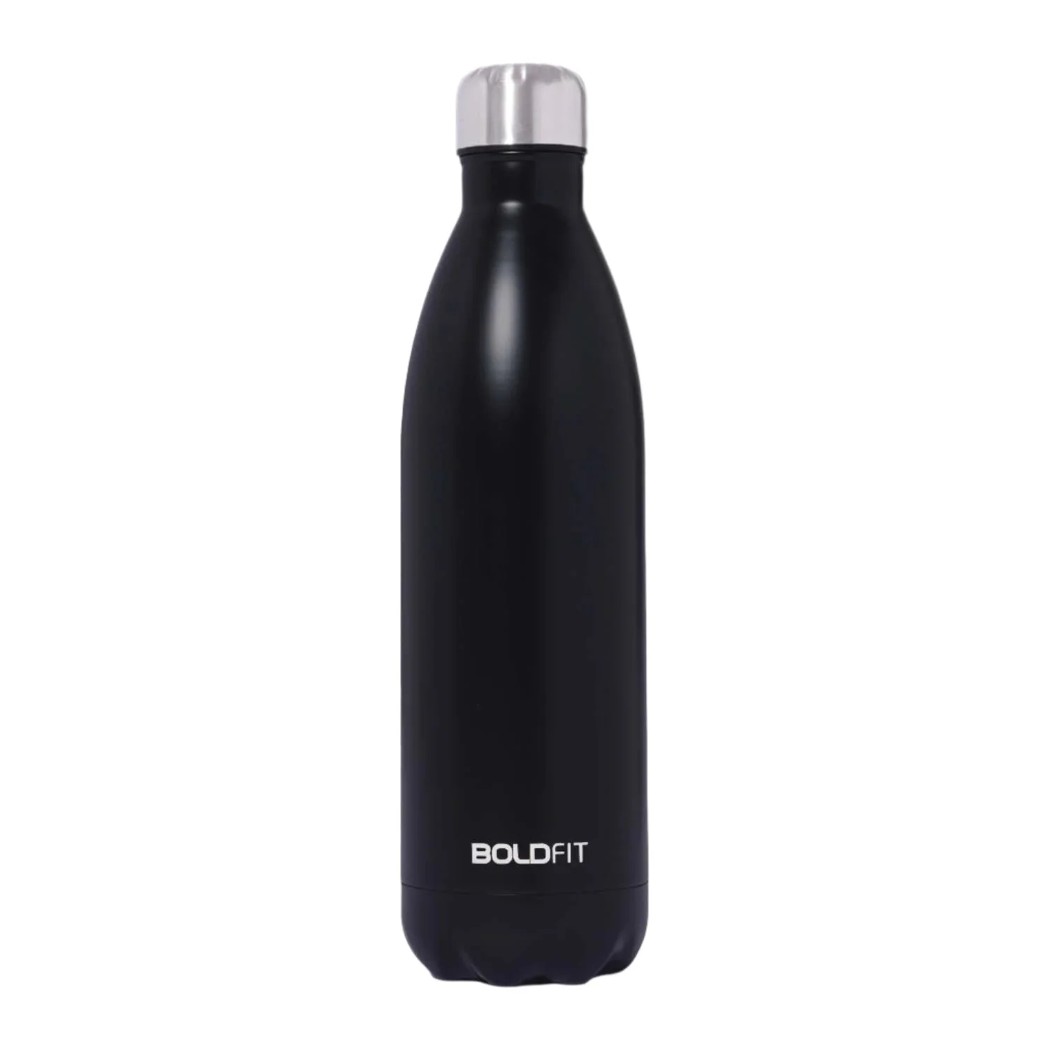 Boldfit Stainless Steel Water Bottle Black