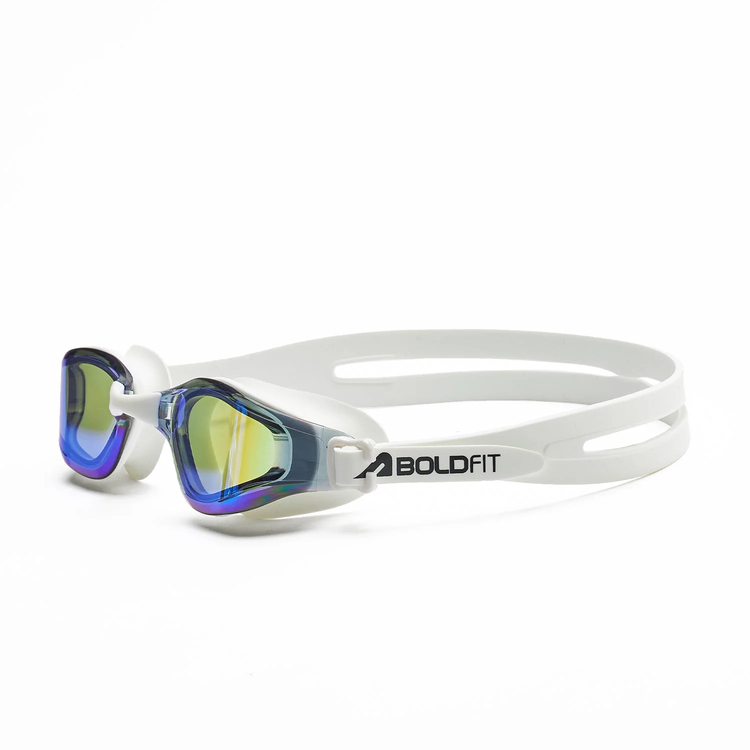 Boldfit Swimming Goggles - LWhite blue - Image 2
