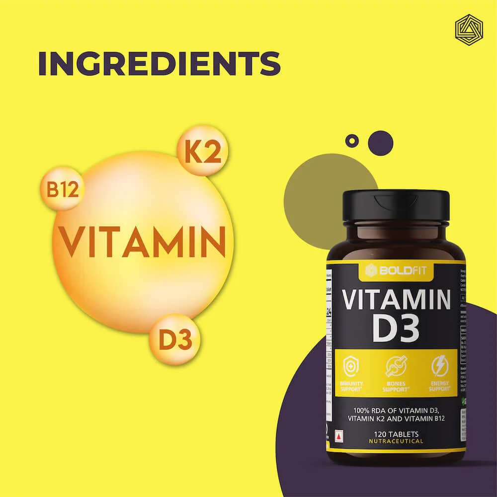 Boldfit Vitamin D3 Supplement - Image 3
