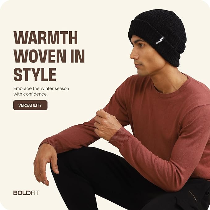 Boldfit Winter Cap - Beanie - Image 4
