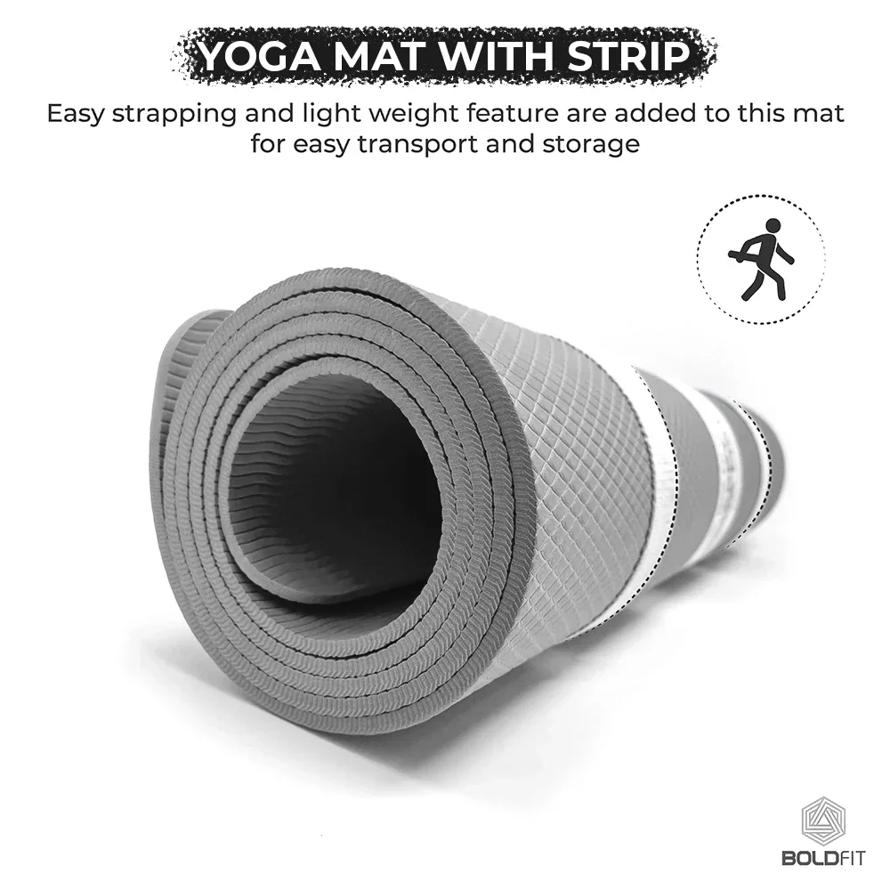 Boldfit Yoga mat for Women and Men with Carry Strap - Image 8