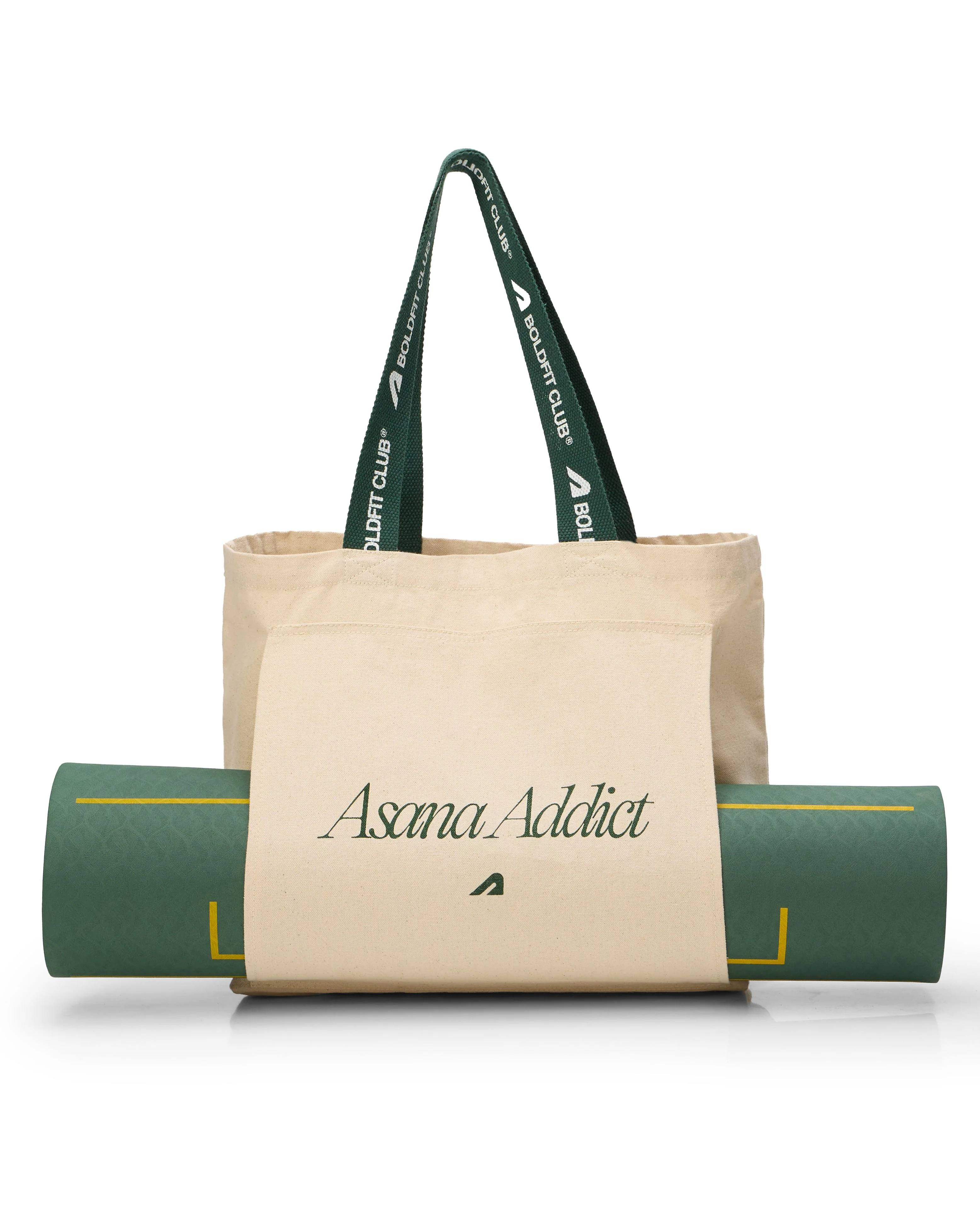 Boldfit Yoga Tote Bags - OffWhite Asana Addict - Image 3
