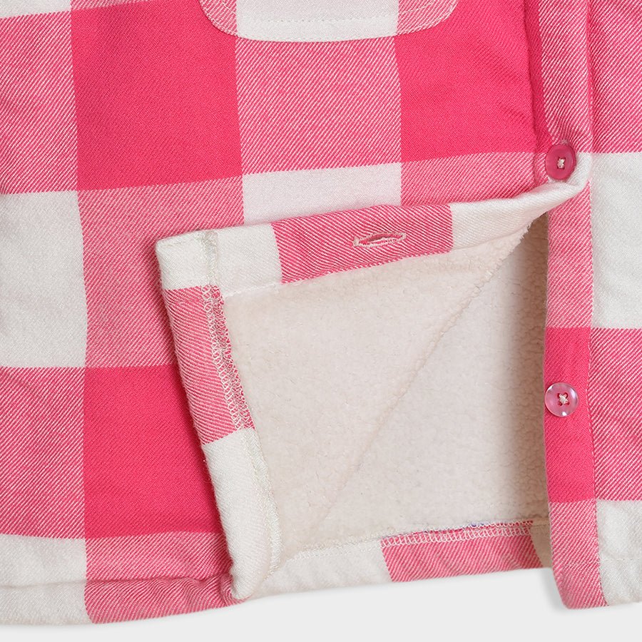 Bonjour Carmine Sherpa Shirt Pink - Image 5