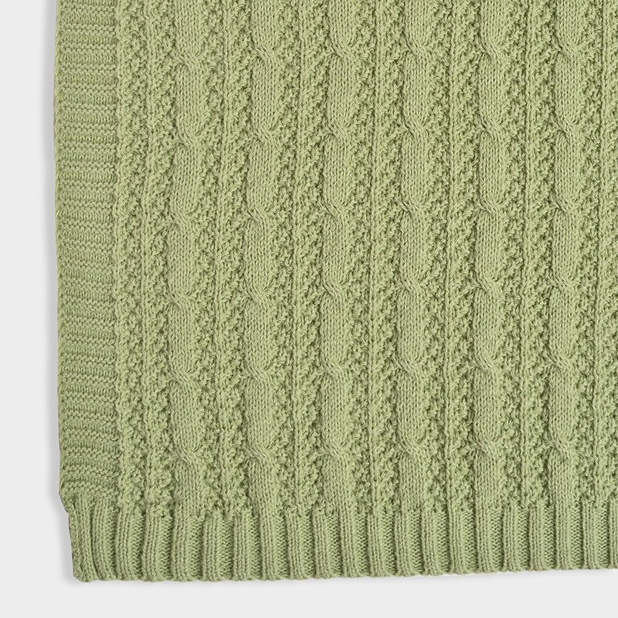 Bonjour Cozy Knitted Blanket - Image 5