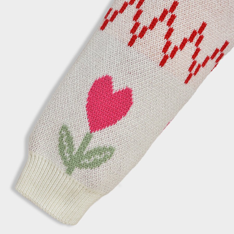 Bonjour Rosy Knitted Cardigan - Image 5