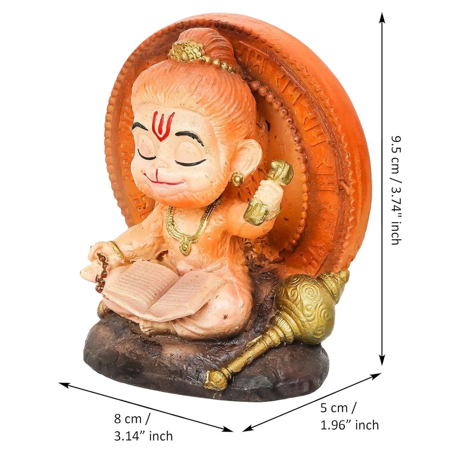 Book Reading Hanuman ji Idol - Image 5