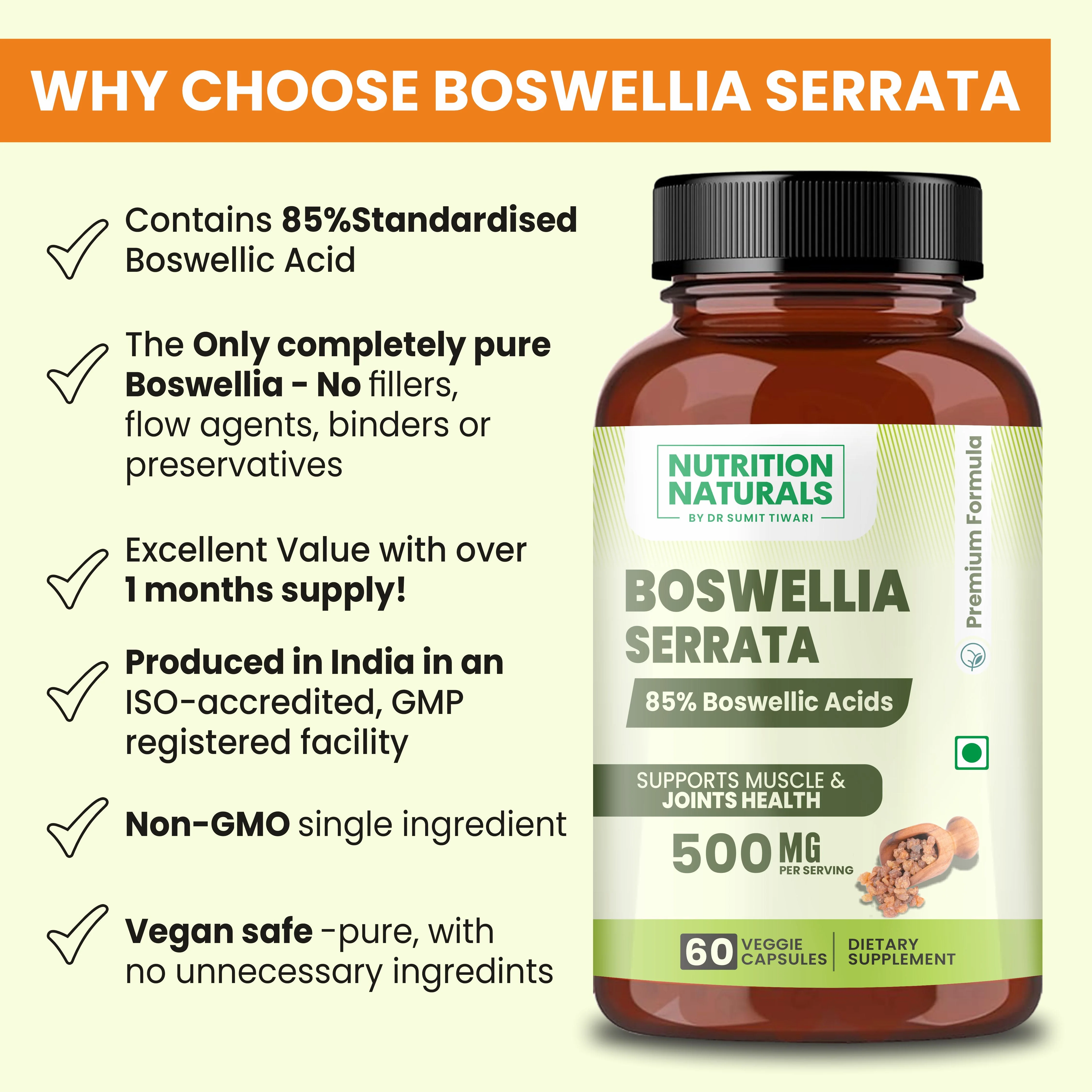 Boswellia Serrata 500 mg (60 capsules) - Image 3