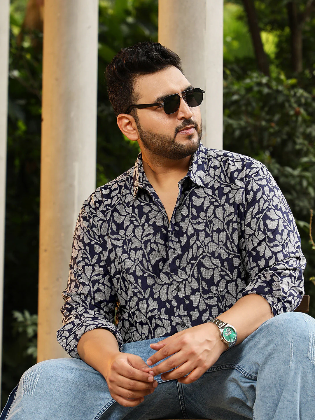 Botanic-Cluster Jacquard Shirt - Image 13