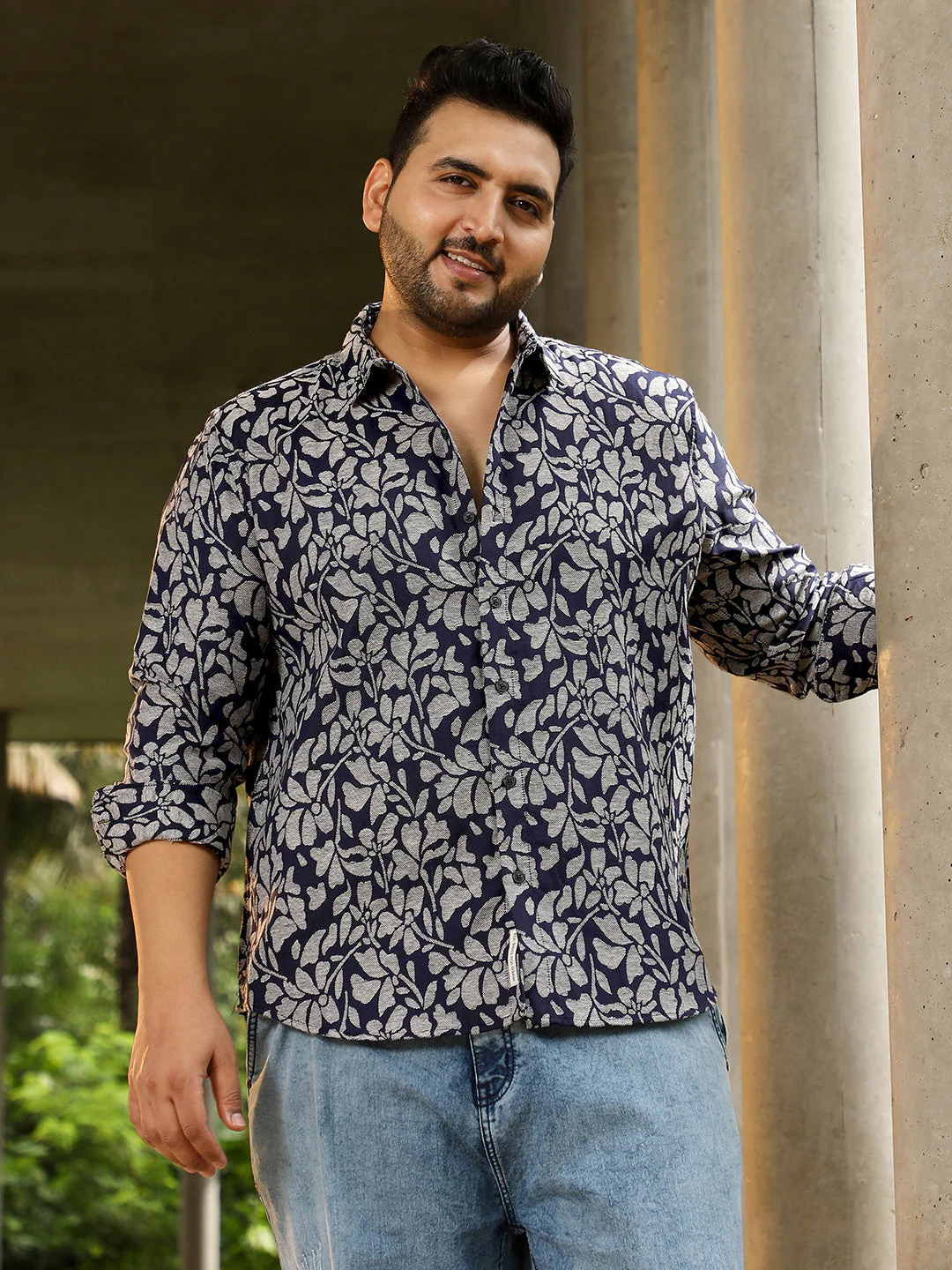 Botanic-Cluster Jacquard Shirt - Image 2