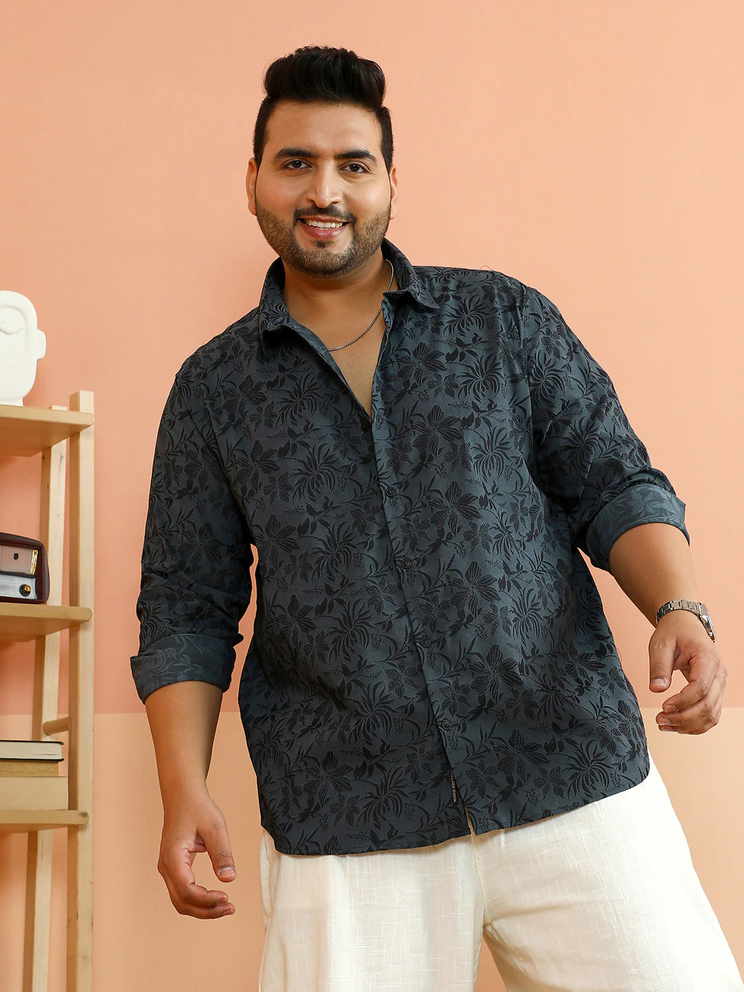 Botanical-Jacquard Shirt - Image 2